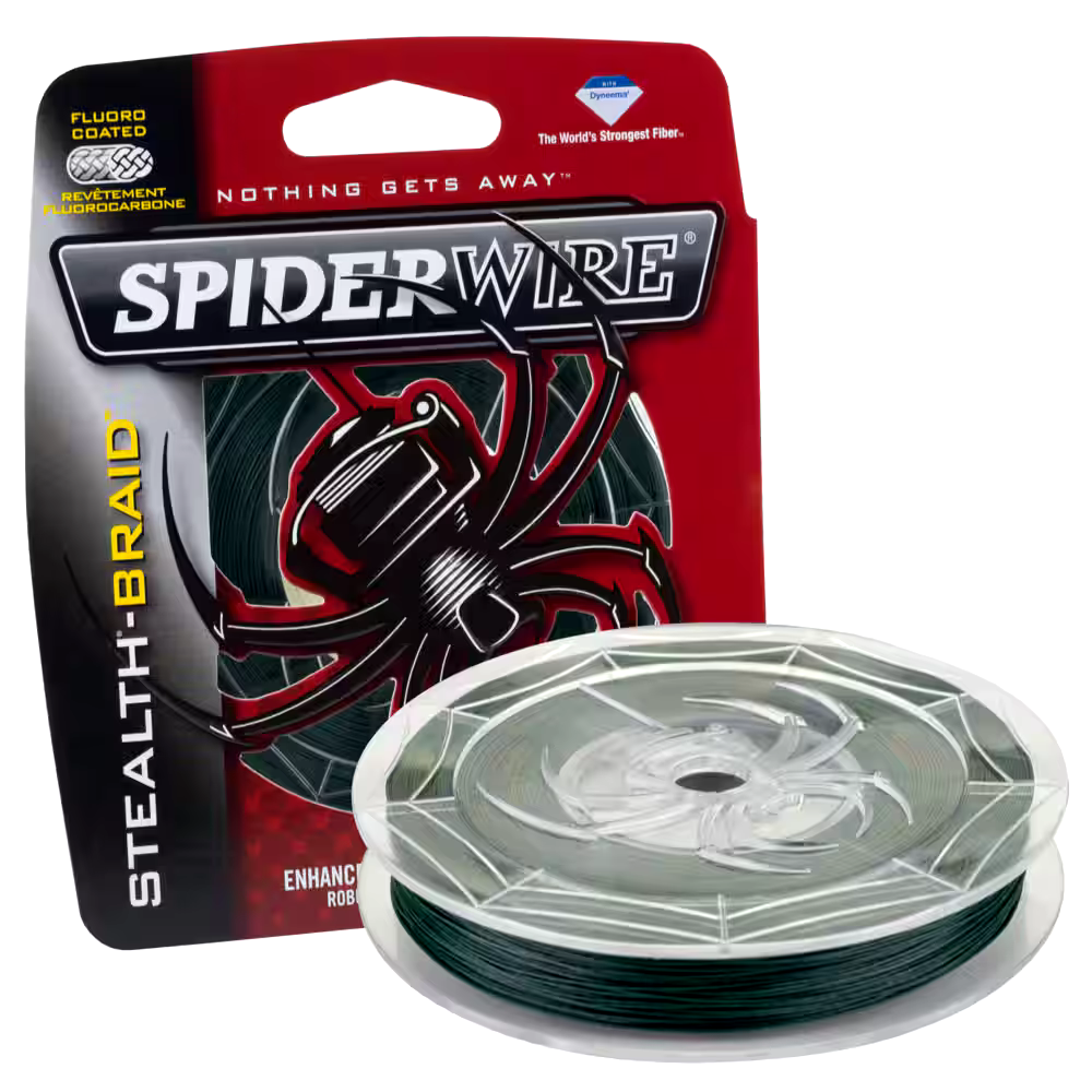 Spiderwire Stealth Braided Fishing Line, Green 500-yd