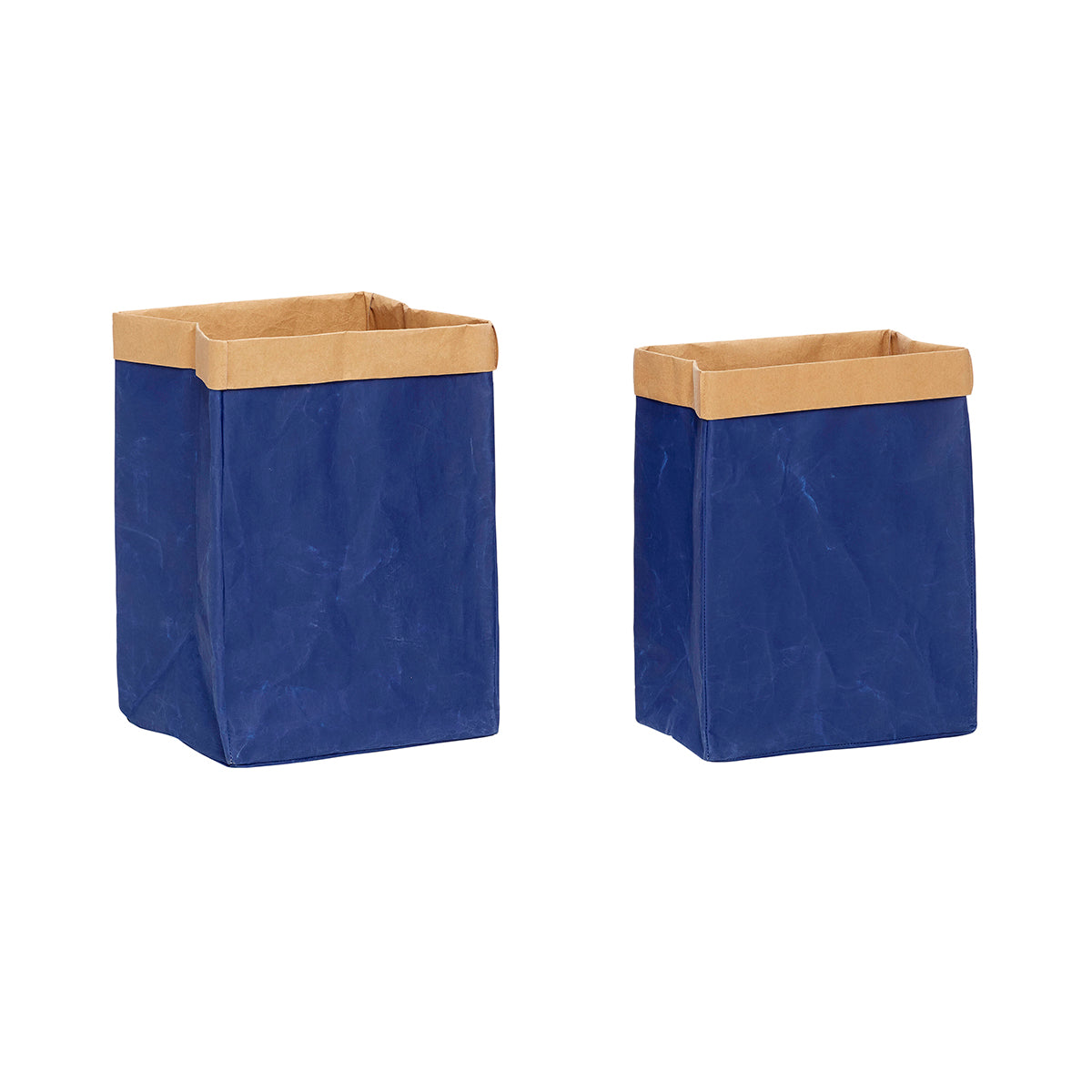 Hübsch wasmand Laundromat - papier - 38x25xh50, 39x34xh55cm