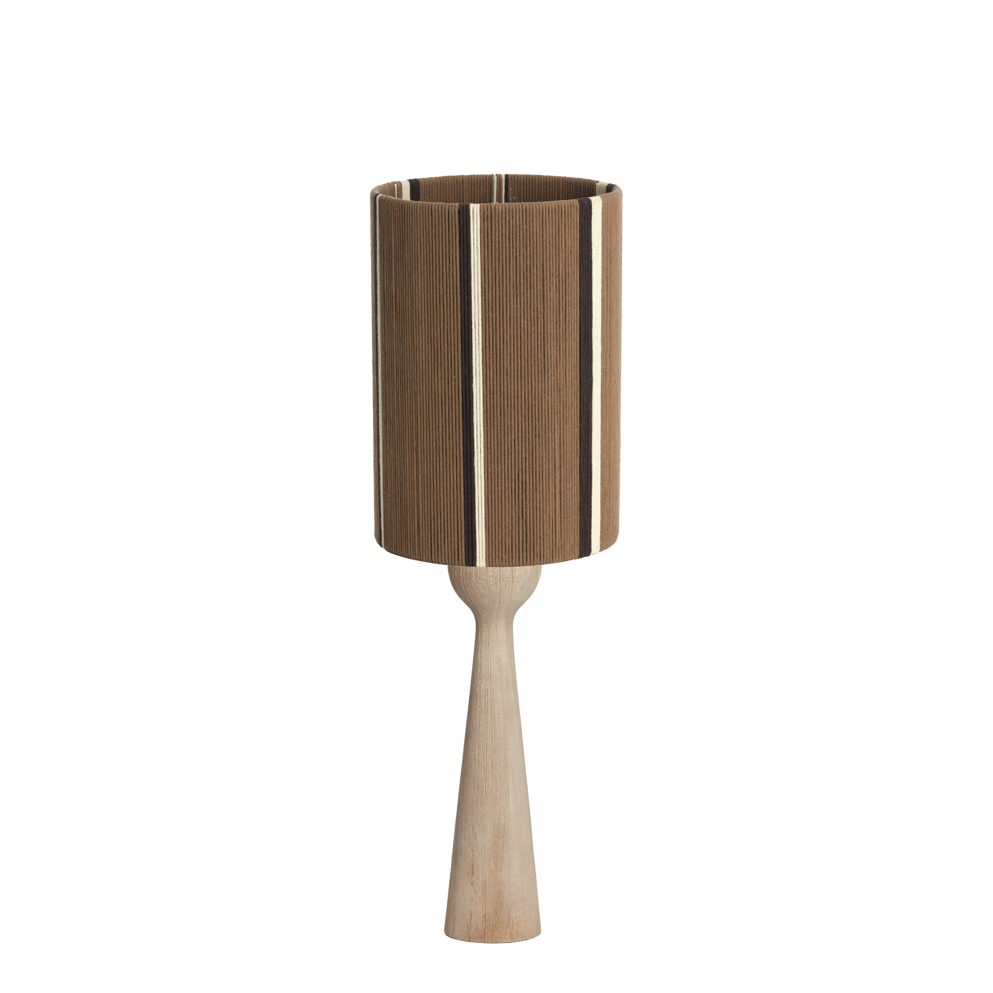 Tafellamp Festina/Medan - Naturel/Bruin - Ø25x76cm