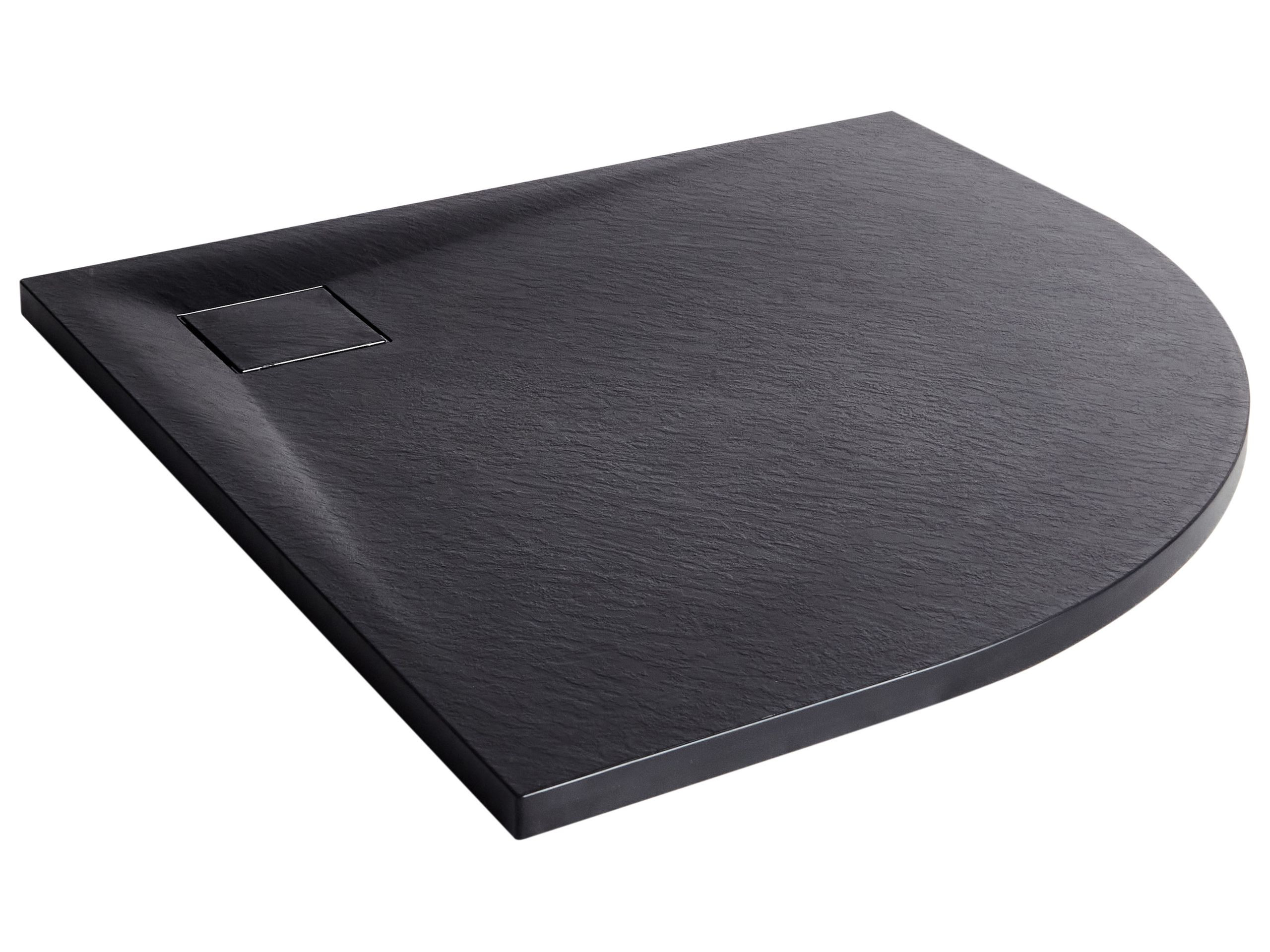 Brodzik prysznic SMC czarny 80x80x3cm