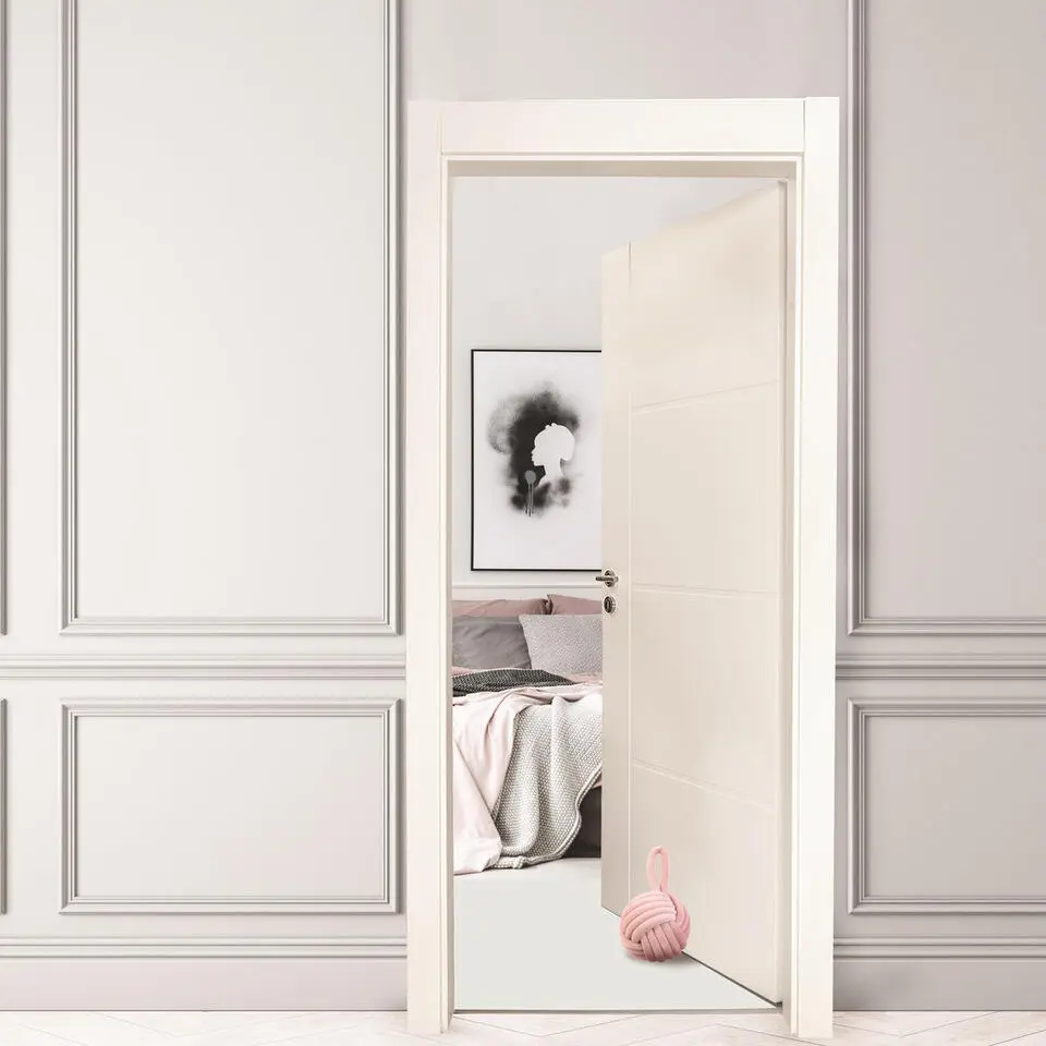 Home deco factory deurstop knoop - roze - 1,15 kg - deurstopper