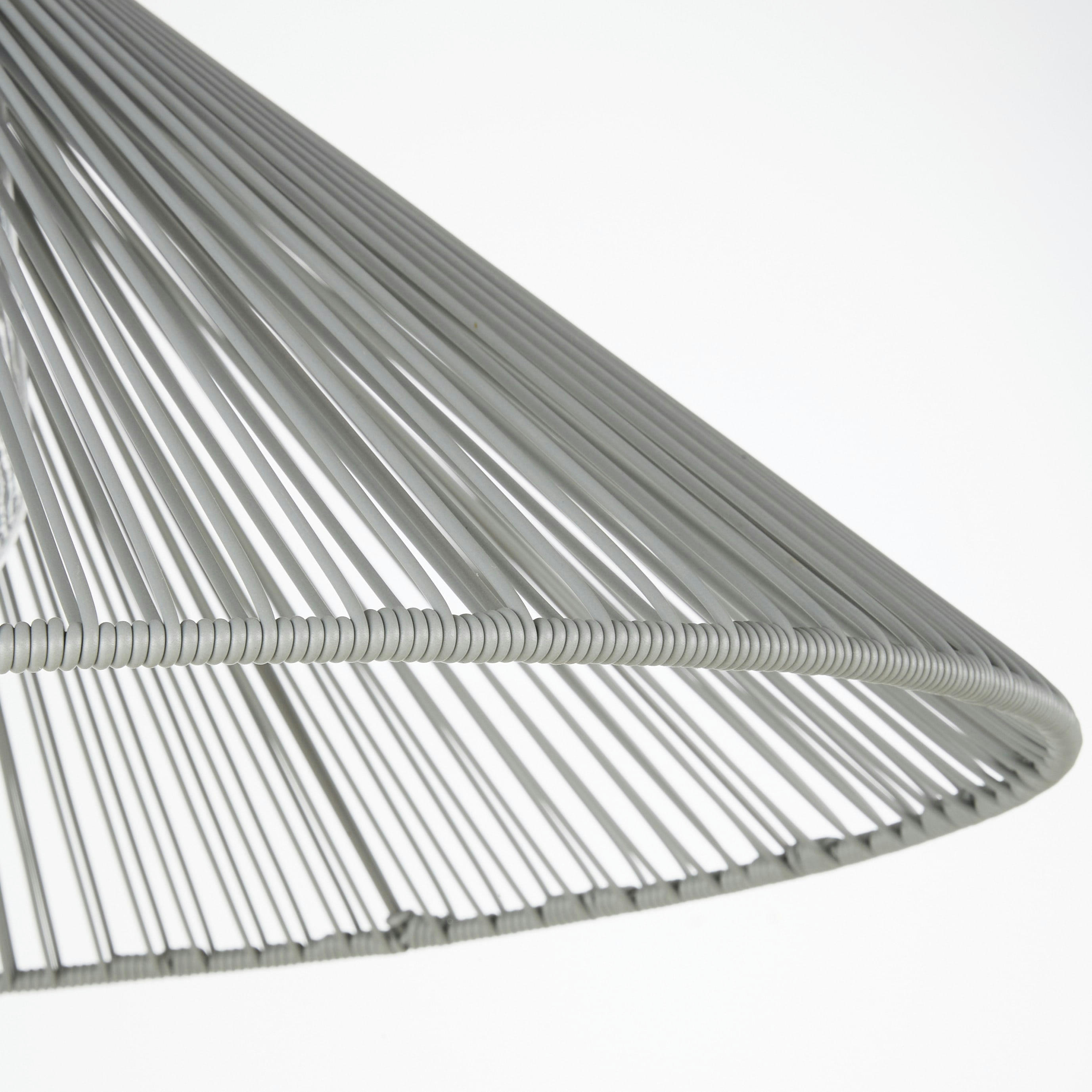 MENAK - Suspension extérieure en métal filaire noir