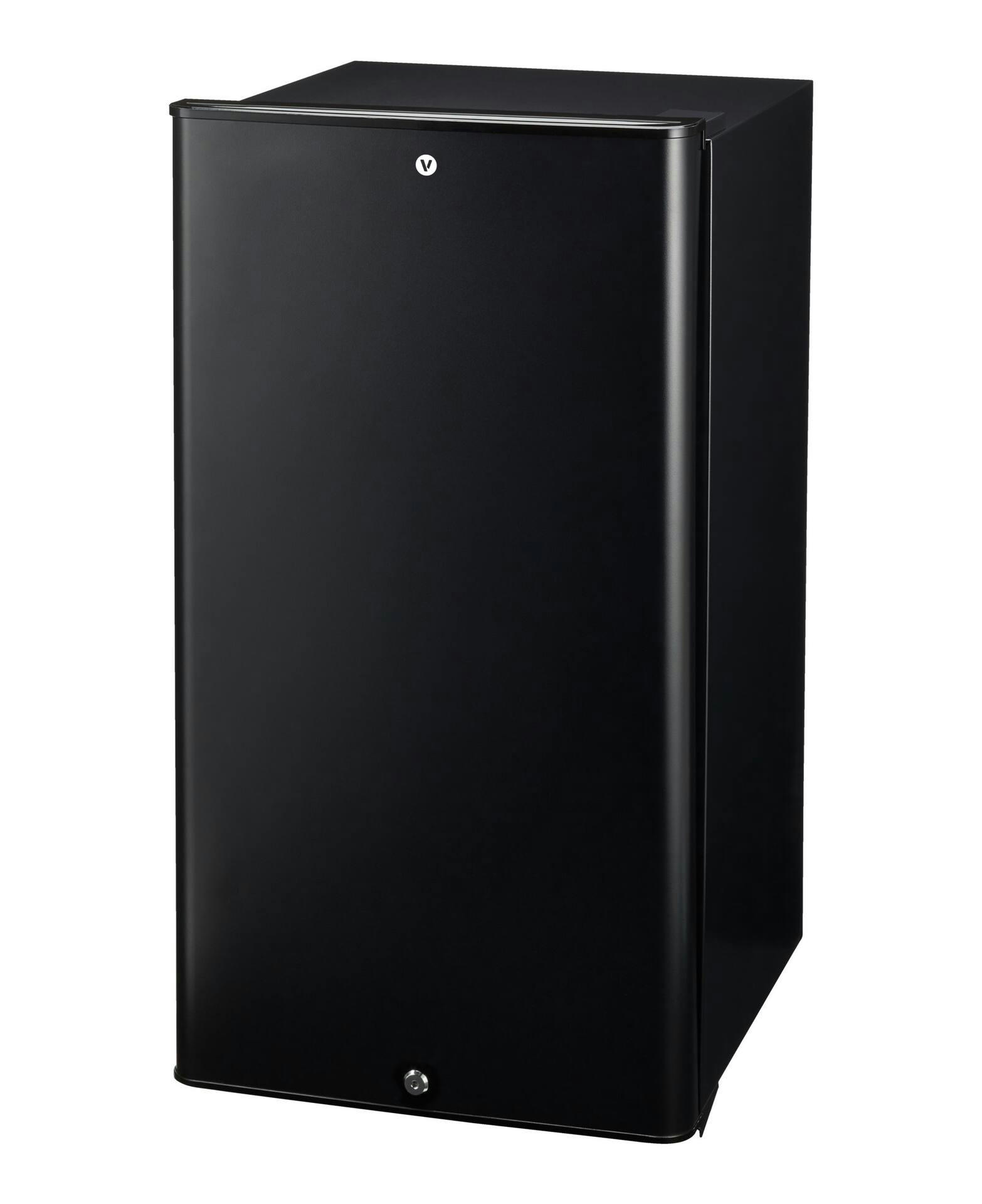 Vida by PADERNO Fridge, Matte Black, 3.3-cu-ft