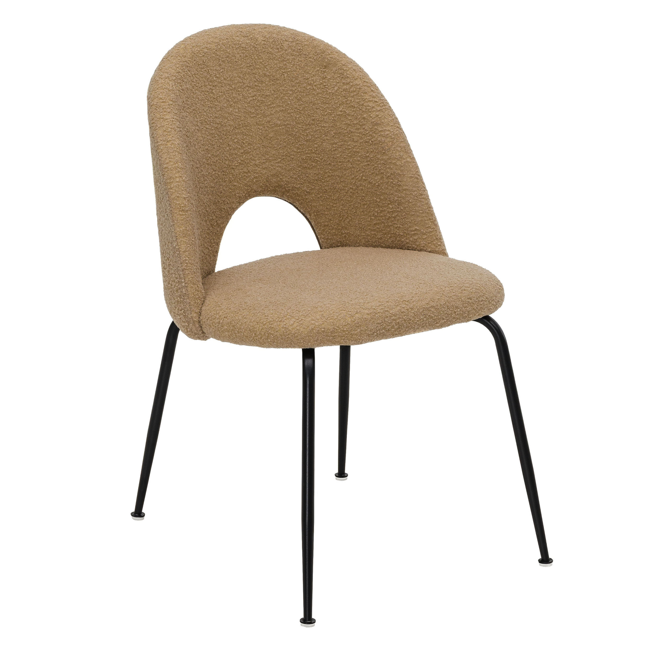 Krzesło Glamour KC-903-2 quelle 18, czarne nogi