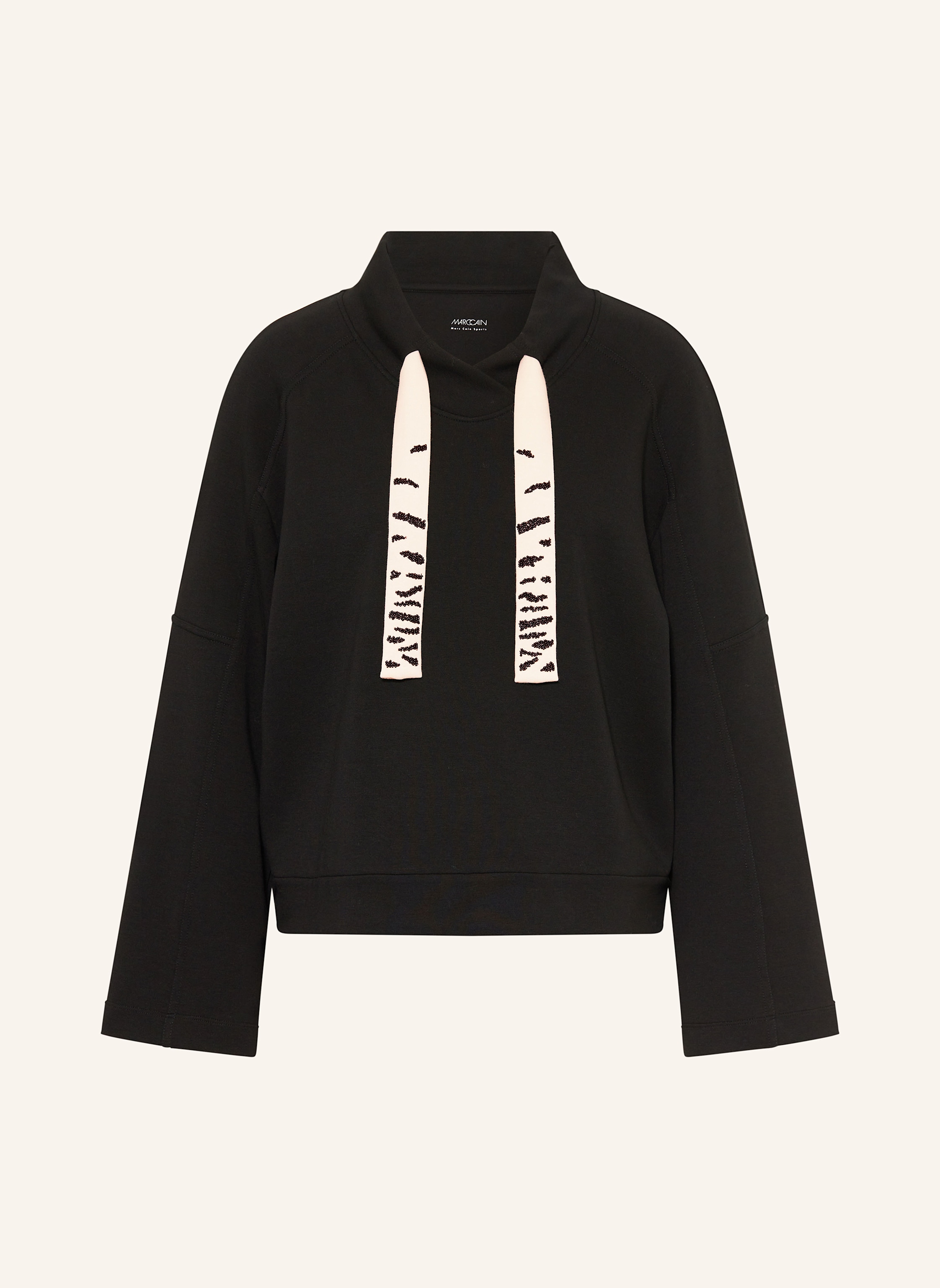 MARC CAIN Sweatshirt mit Schmucksteinen