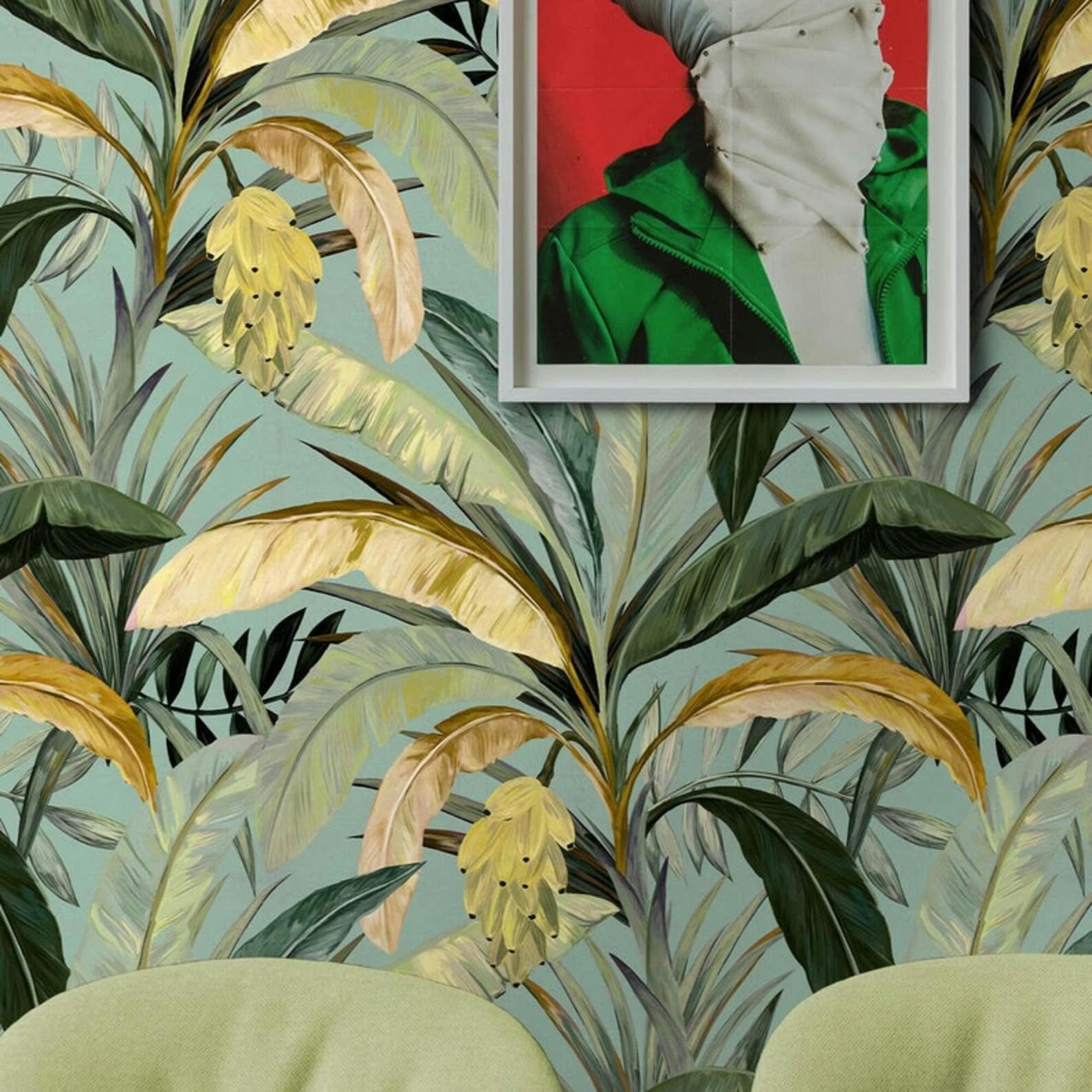 TROPICALI - Papier Peint Forêt Tropicale Verte 250x200 cm