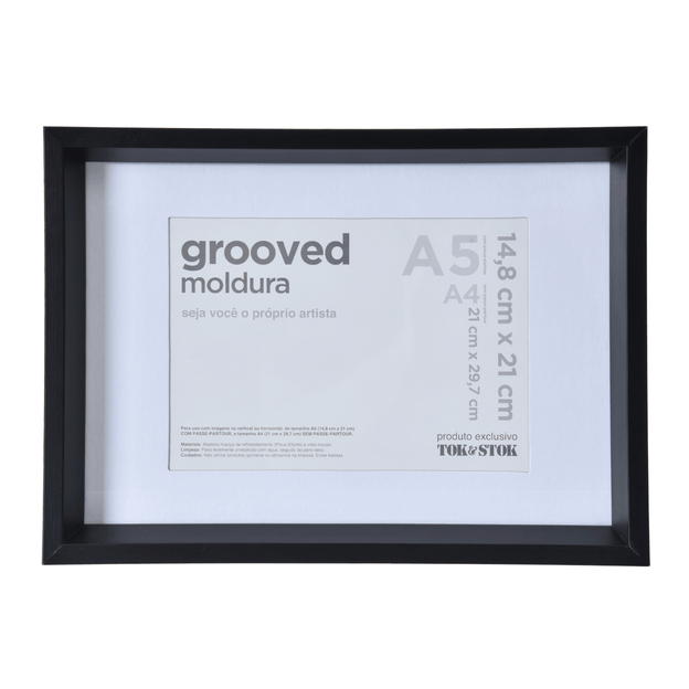 MOLDURA A5 14 CM X 21 CM GROOVED