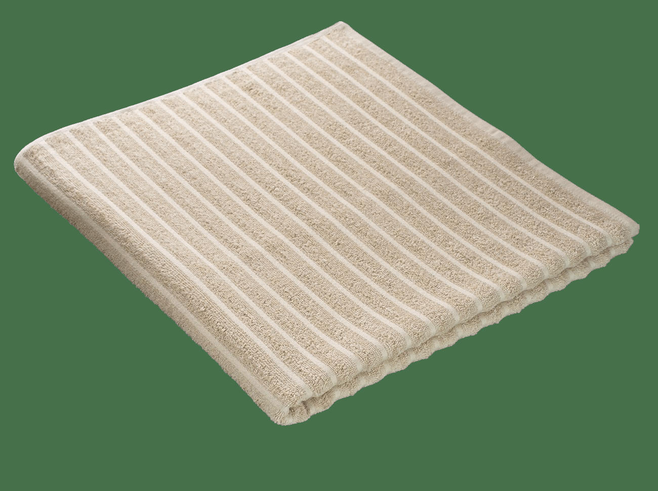 BREHAT - Drap de plage en coton beige 100x180 cm