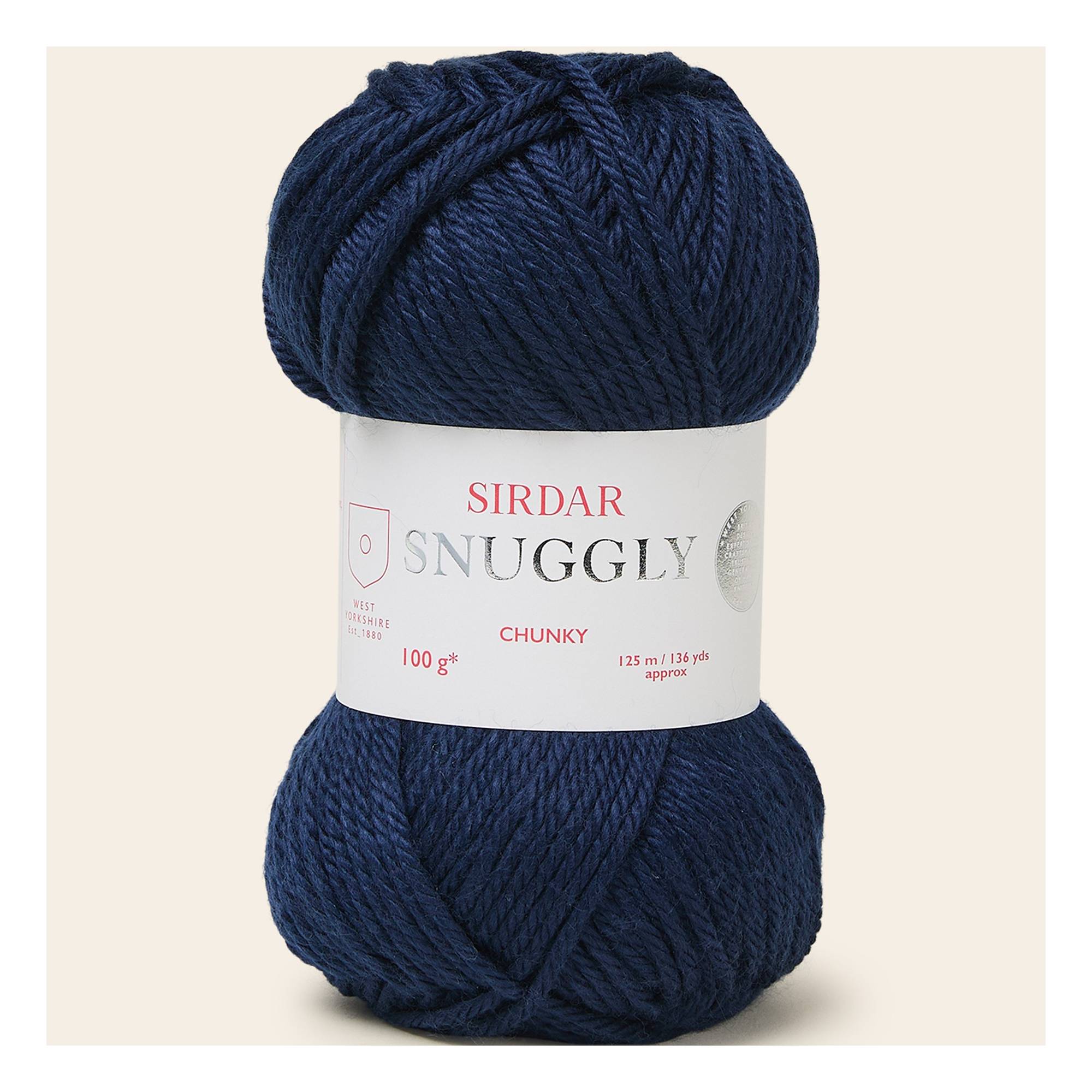 Sirdar Light Navy Snuggly Chunky 100g