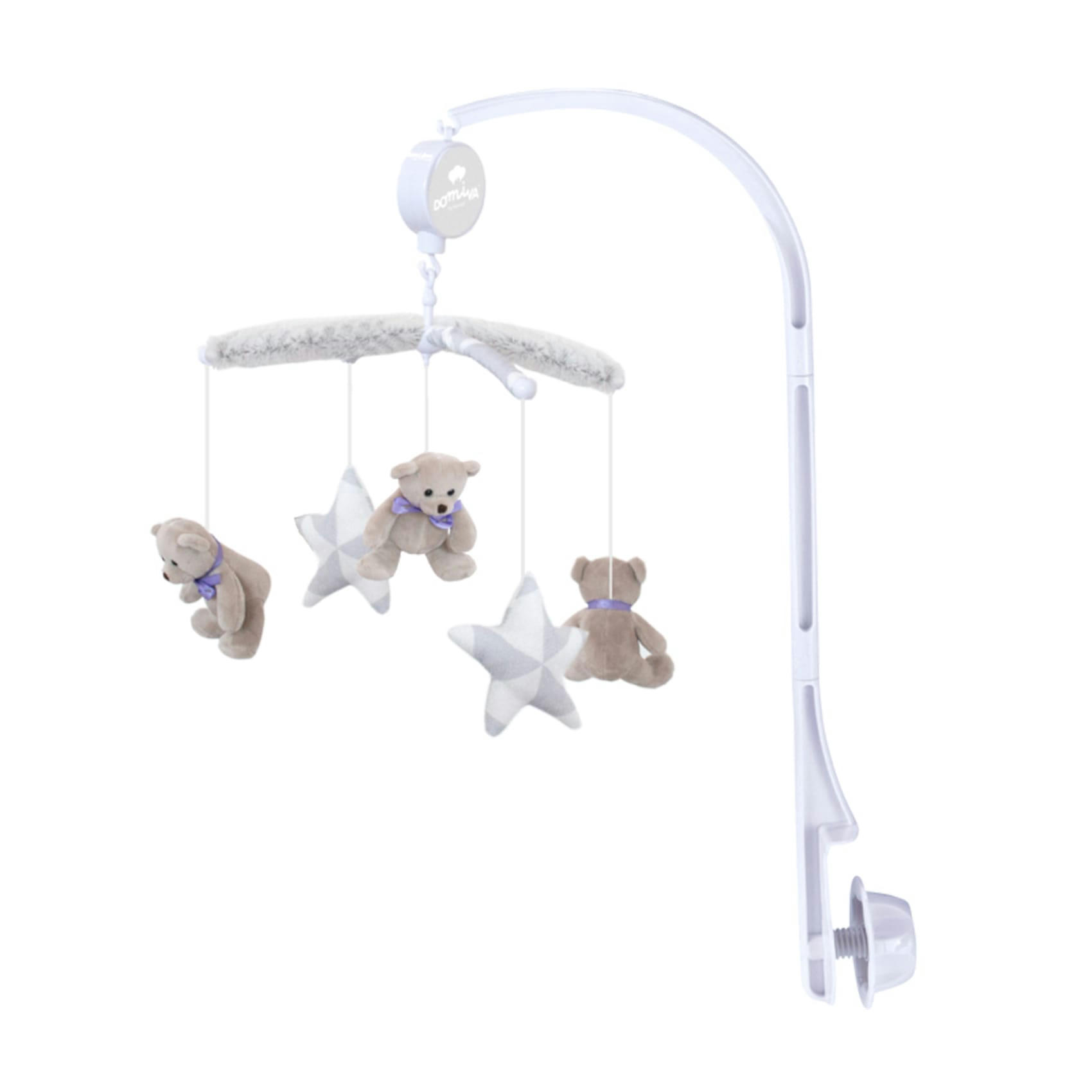 - Mobile musical bébé Little Bear Gris/Blanc 34x65