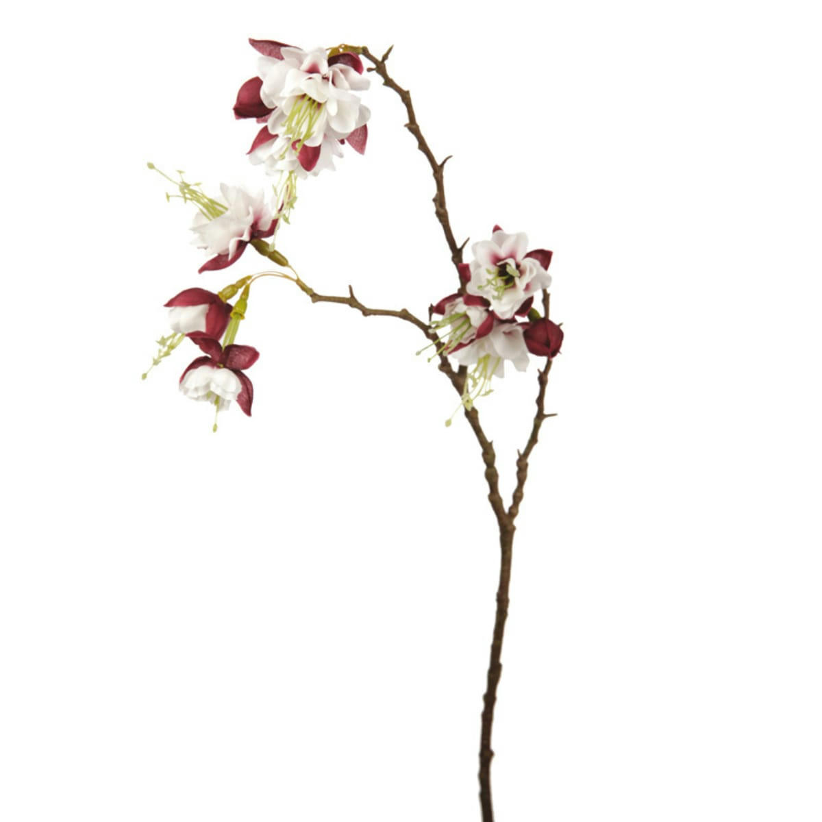 - Tige de fuchsia artificielle violette H70