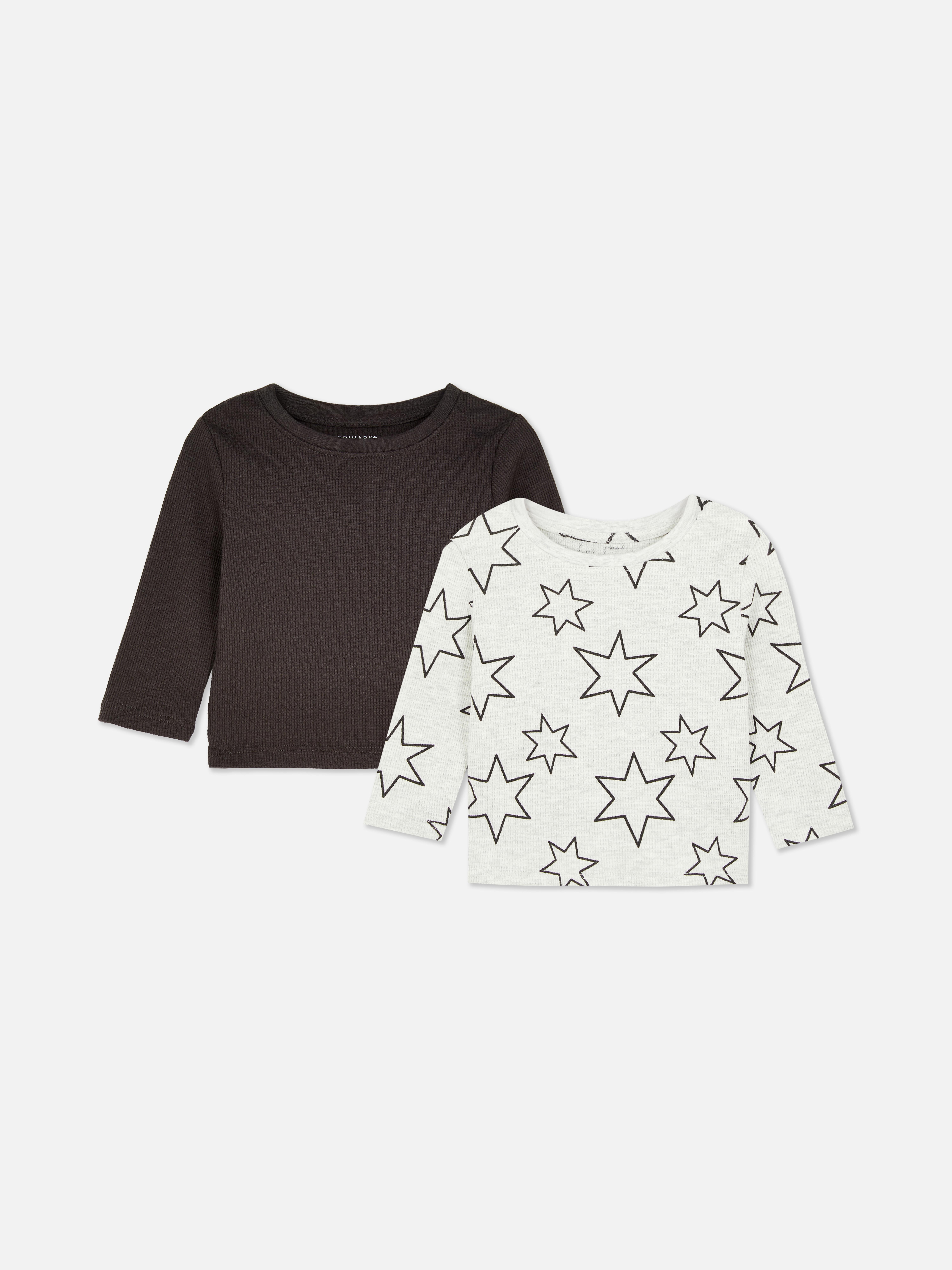 0-36mths | 2pk Textured T-Shirts