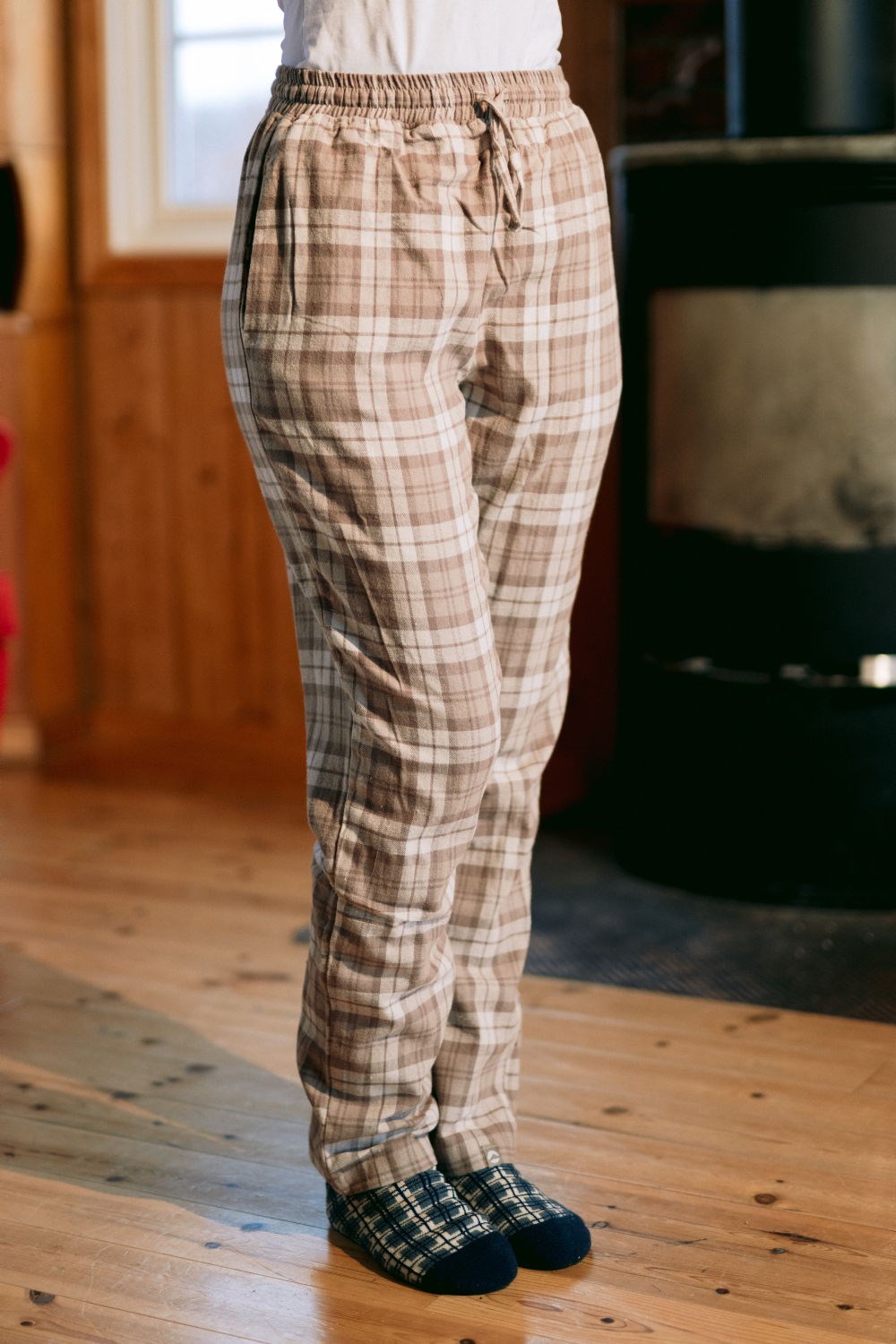 Myken flanell pysjbukse