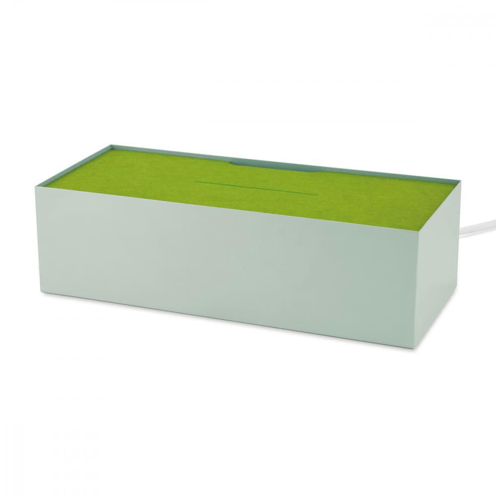 - Boite cache câble 38x16x11cm métal vert