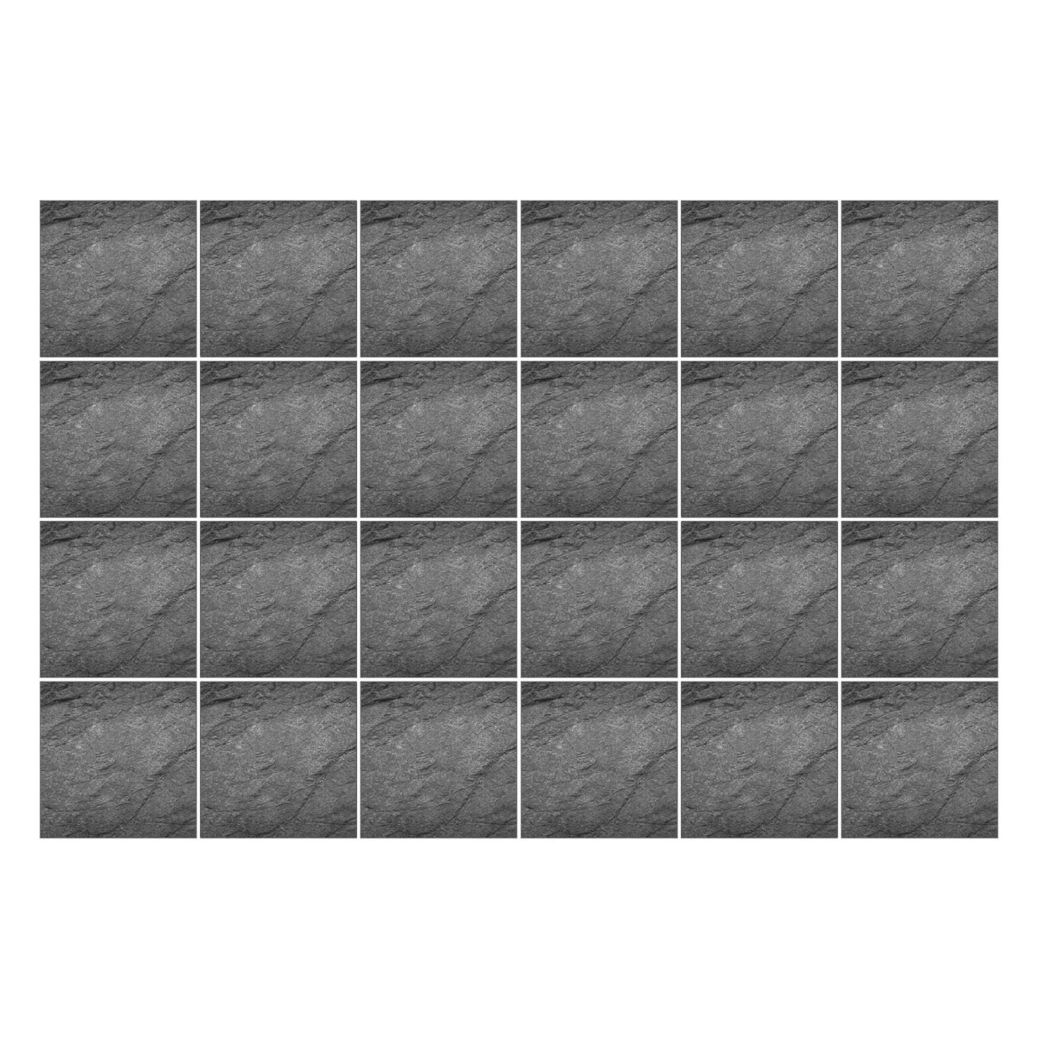 Naklejki na kafelki 10x10 cm Tekstura kamienia naturalnego 24 szt.