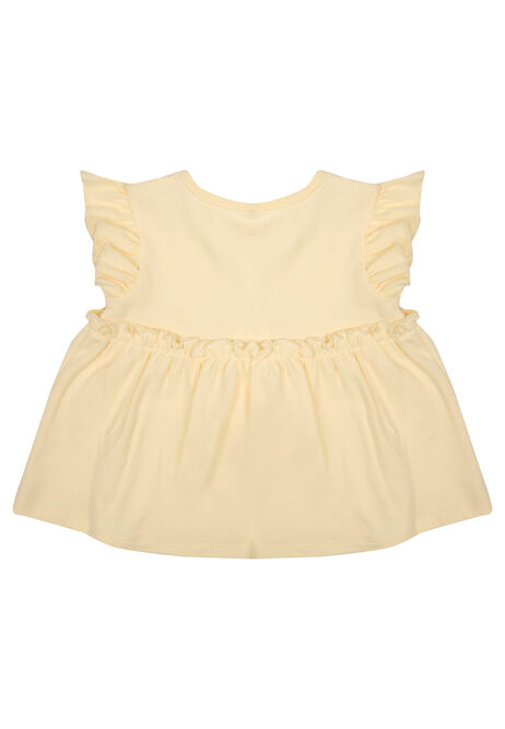 Baby Girls Yellow Lemon 3 Piece Tunic Set
