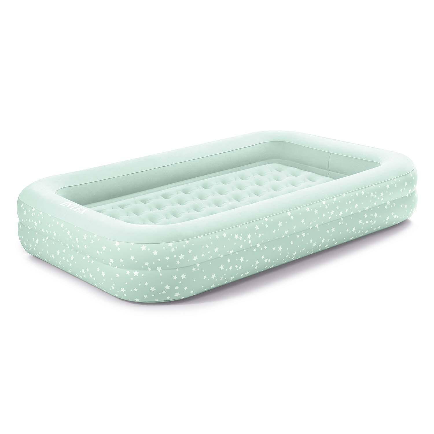 Materac dmuchany Intex jednoosobowy 168x107x25 cm z pompką tłokową