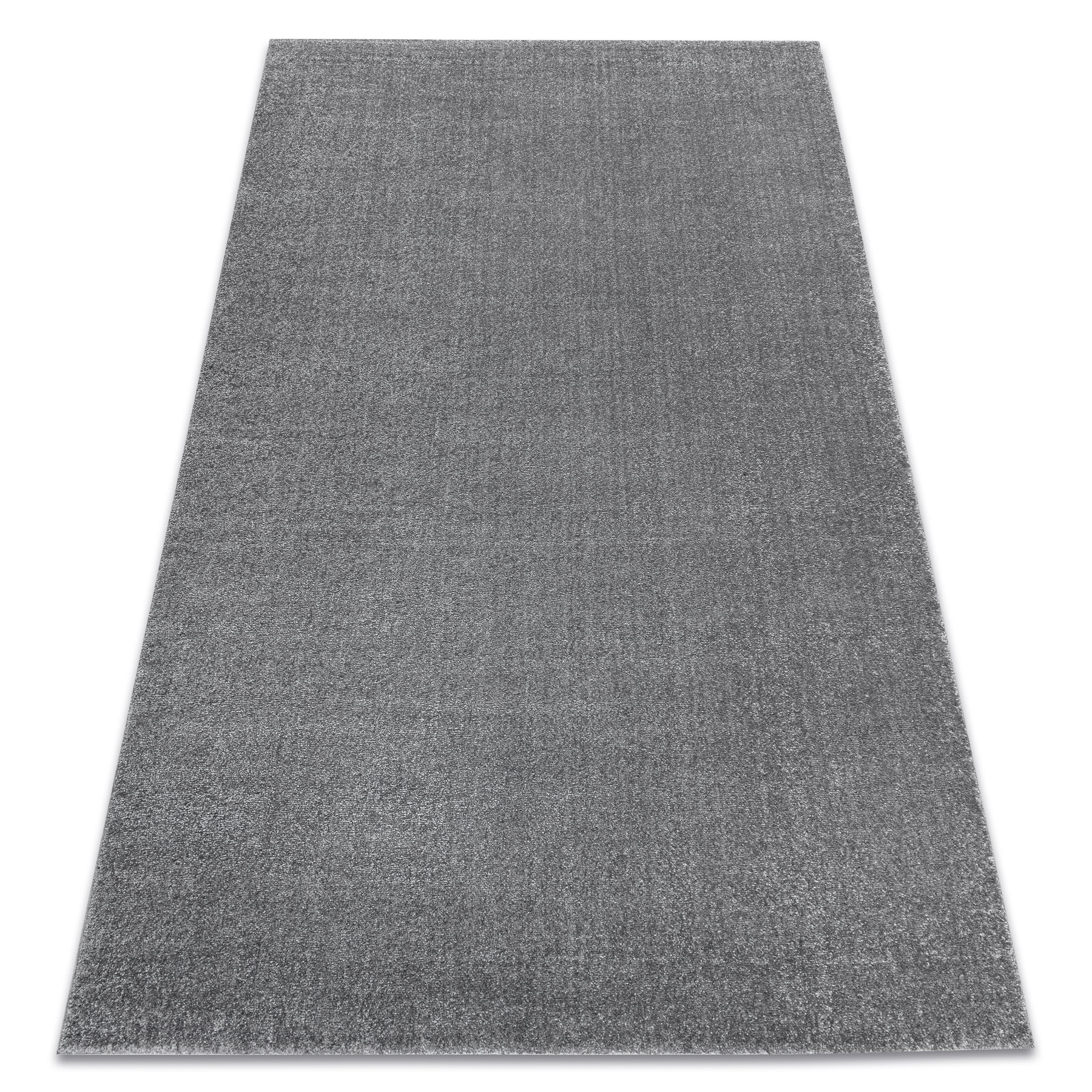Dywan SOFT 2485 Jednolity, jednokolorowy szary 80x150 cm