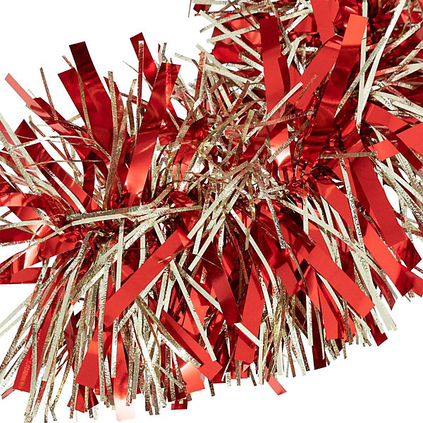 Guirlande de Noël boa 150x8x2m rouge et or - Atmosphera