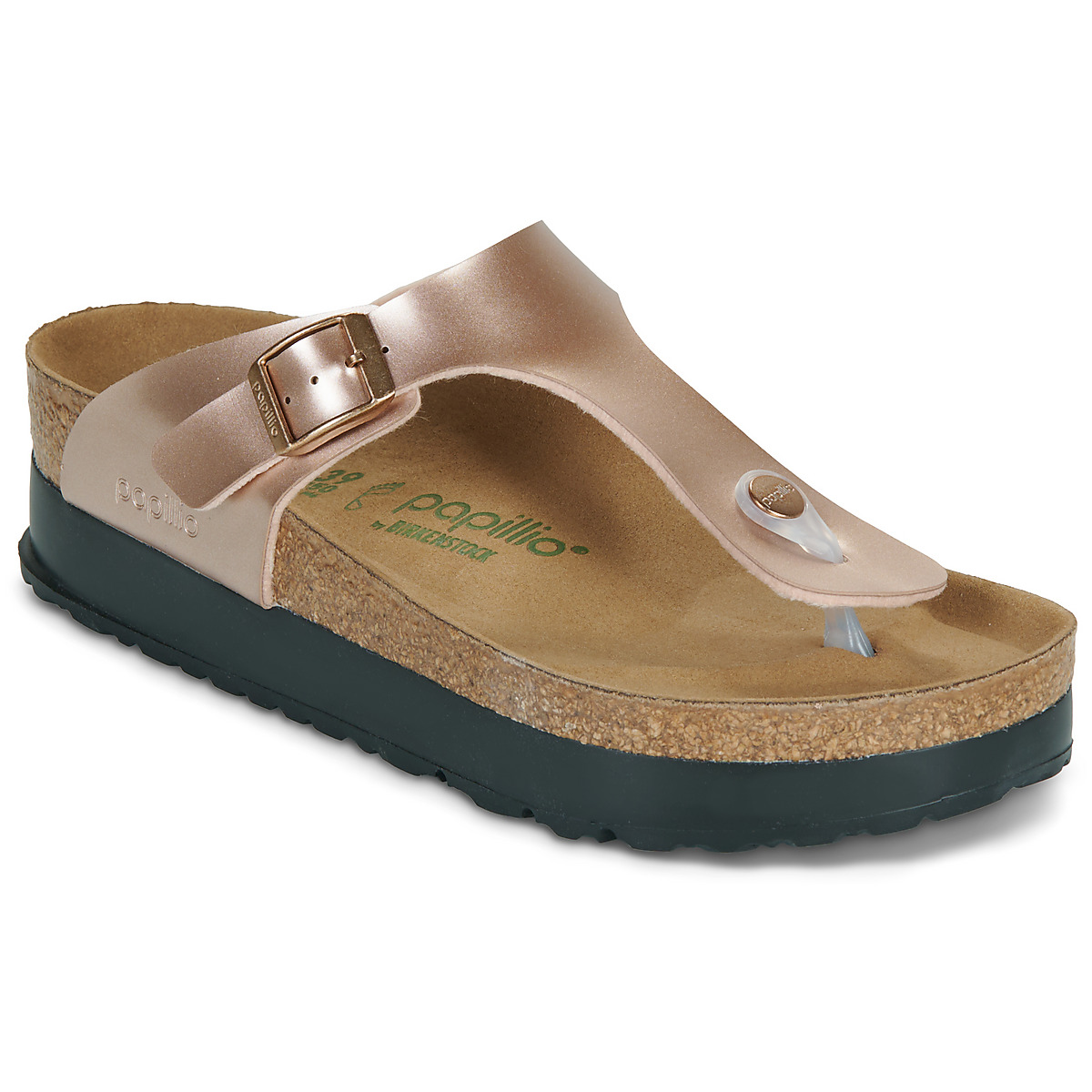 Papillio - Gizeh Flex Platform Vegan - White / Metallic / Copper / Regular