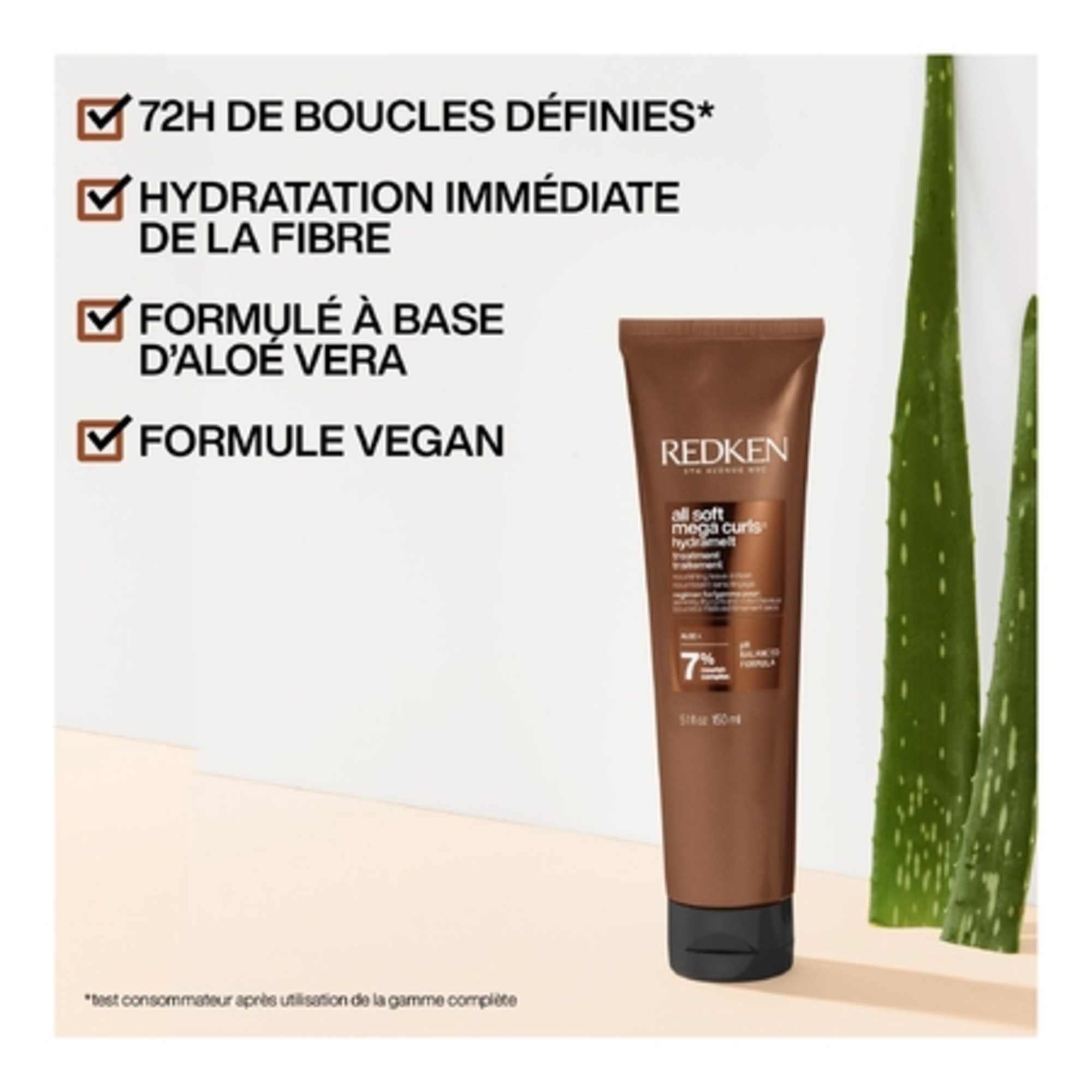 ALL SOFT MEGA CURLSSoin sans rincage nourissant Hydramelt pour cheveux très secs, bouclés à crépus