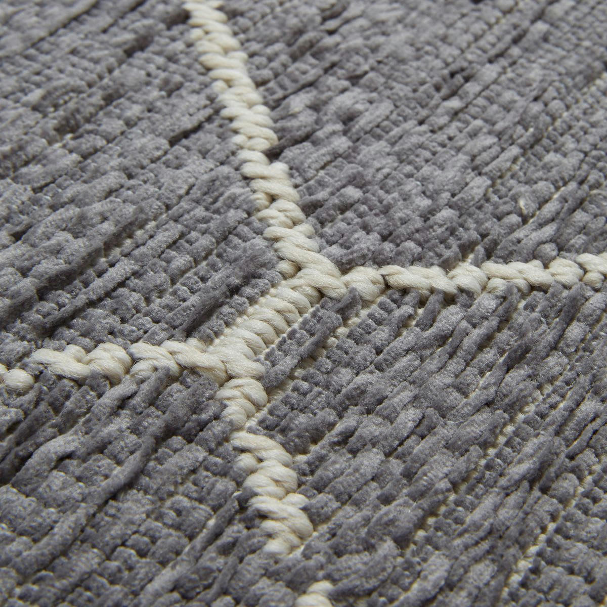 BRONX - Tapis polypropylène gris foncé 160 x 230 cm