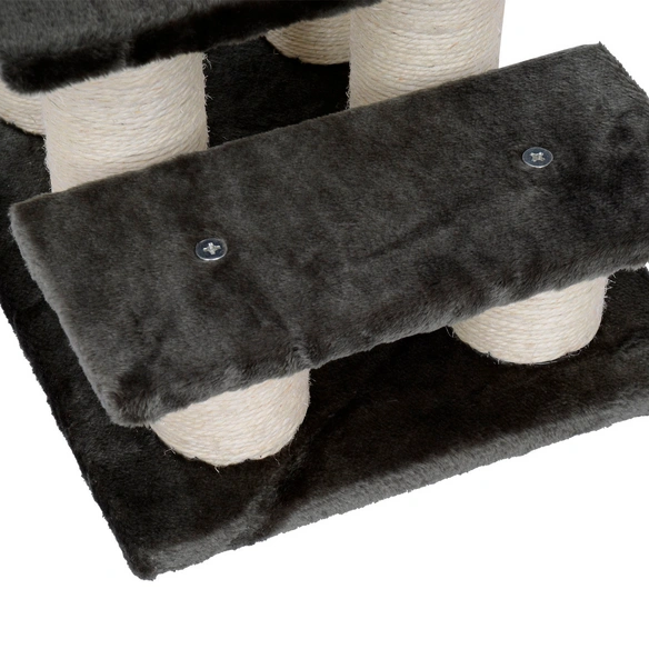 Tiertreppe, 45 cm, grau