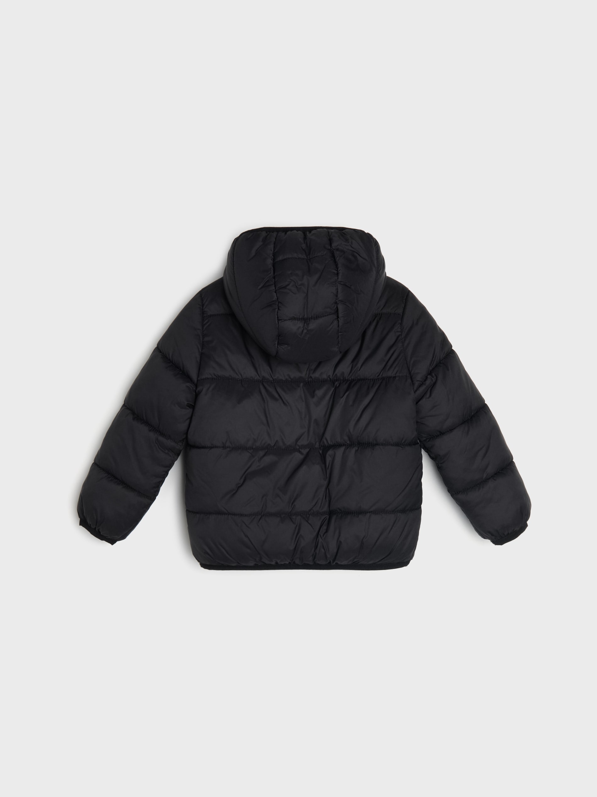 Pikowana kurtka puffer z kapturem