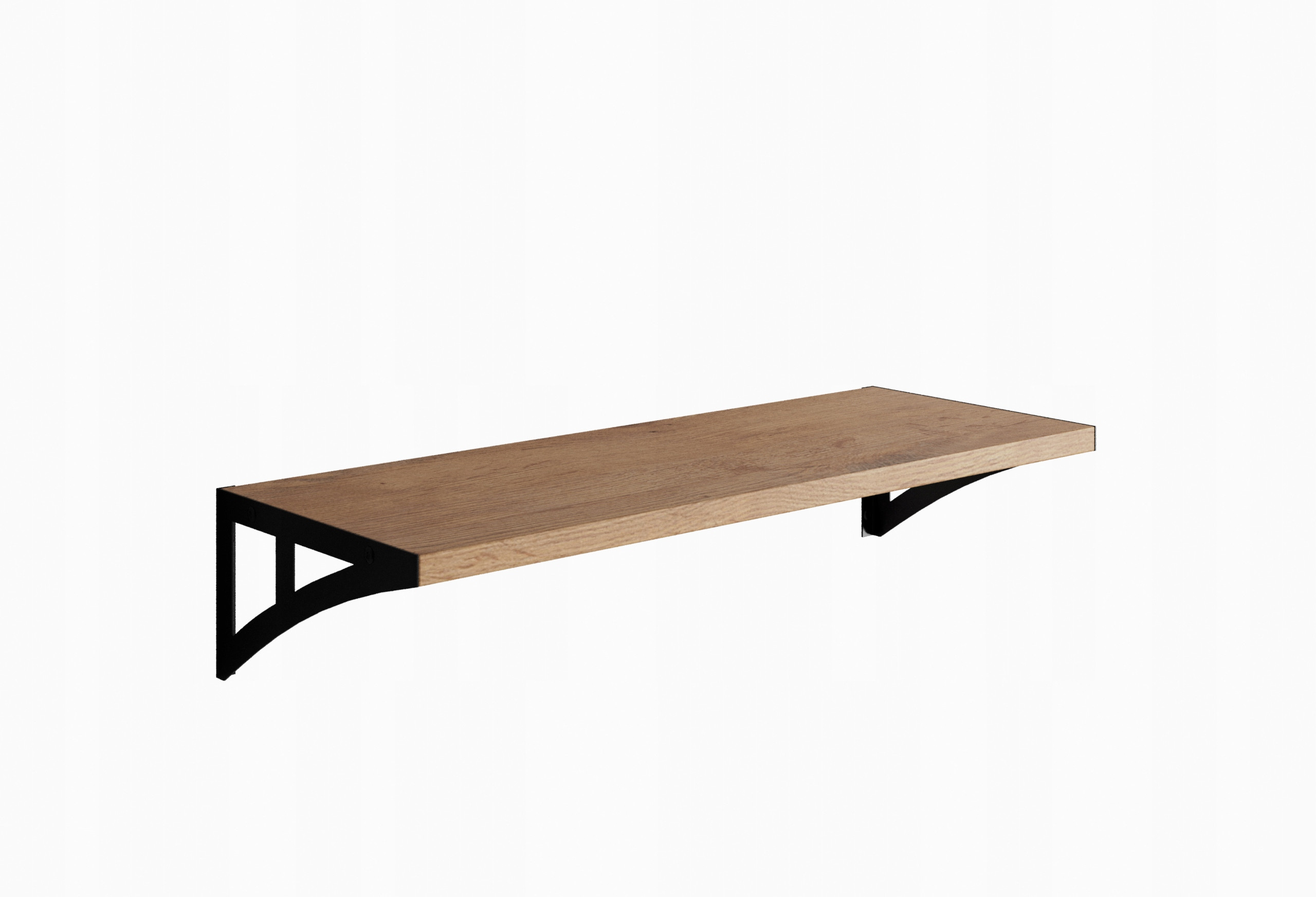 Półka wisząca JULIA 60 cm Dąb Lancelot metalowe