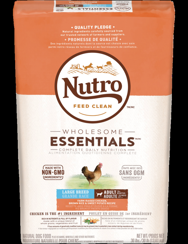 Nutro Wholesome Essentials™ Large Breed Chicken, Rice & Sweet Potato Adult Dry Dog Food, 13.6-kg