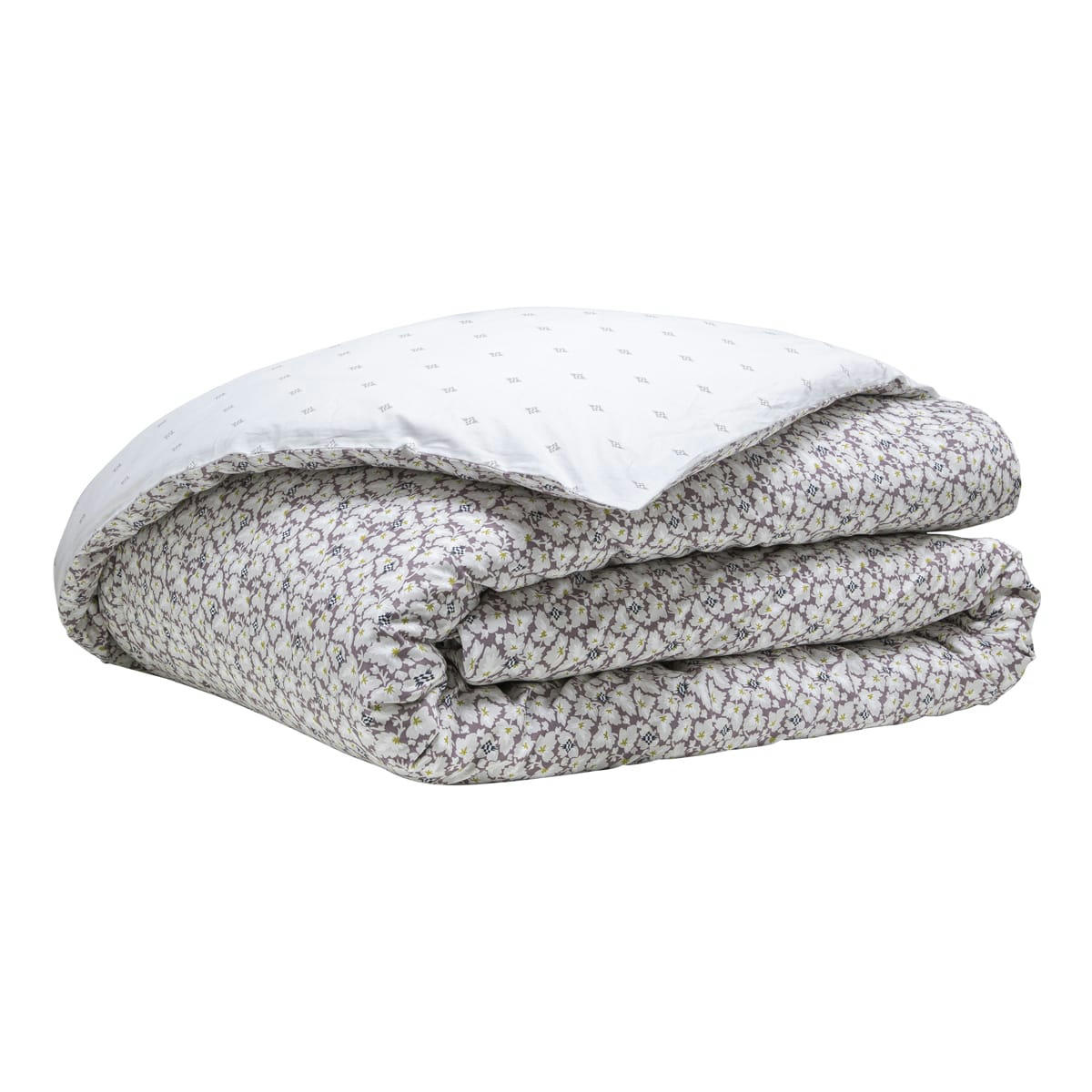 SOUS-BOIS - Housse de couette en percale de coton violet 260x240