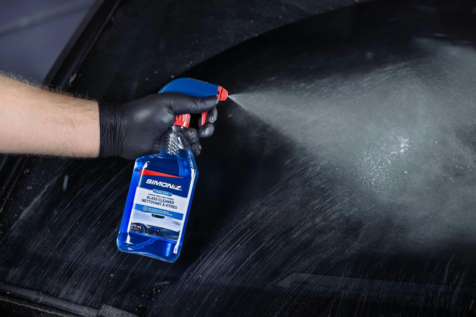 SIMONIZ Streak-Free Car Glass Cleaner Spray, 473-mL