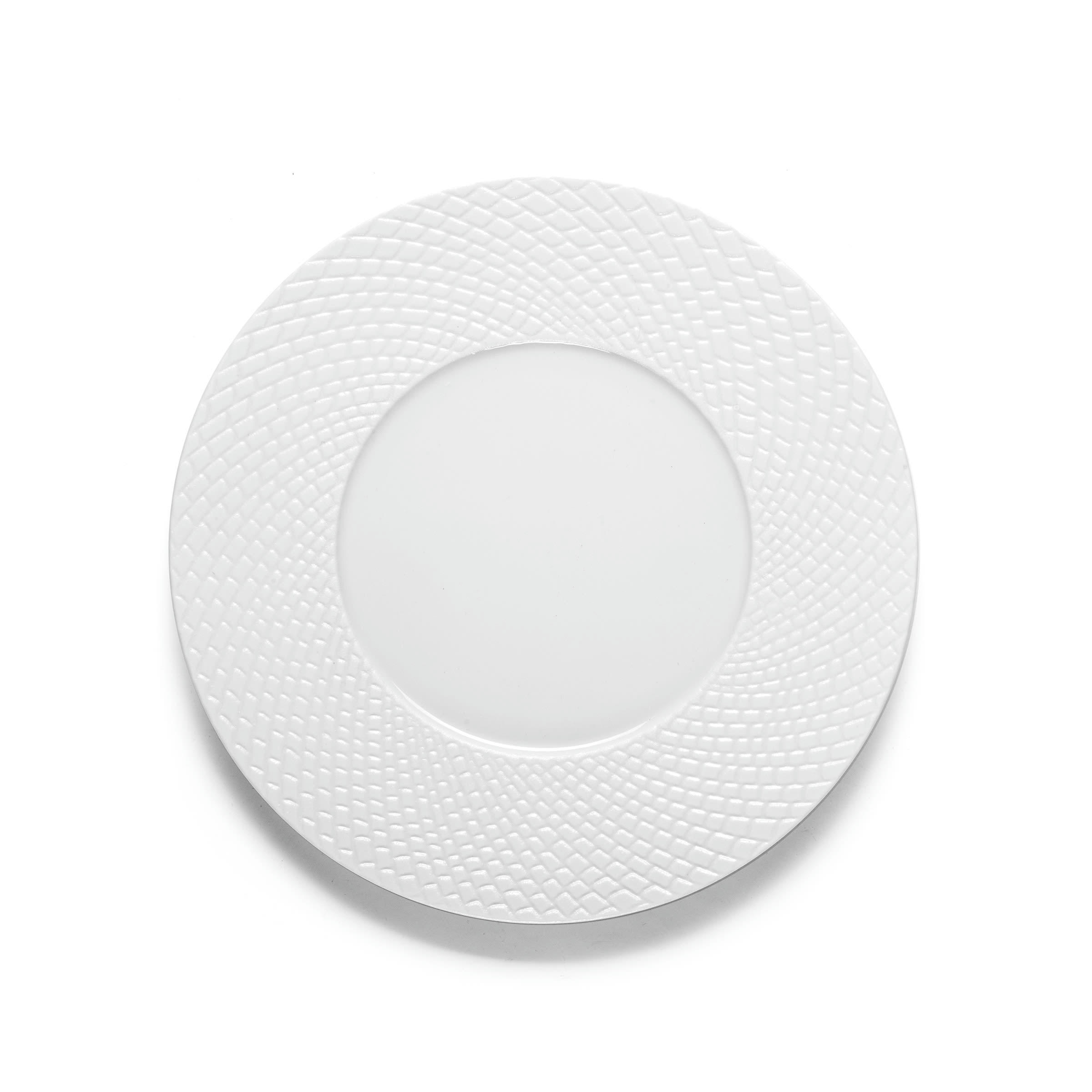 SHERANE - Assiette dessert en Porcelaine Blanc