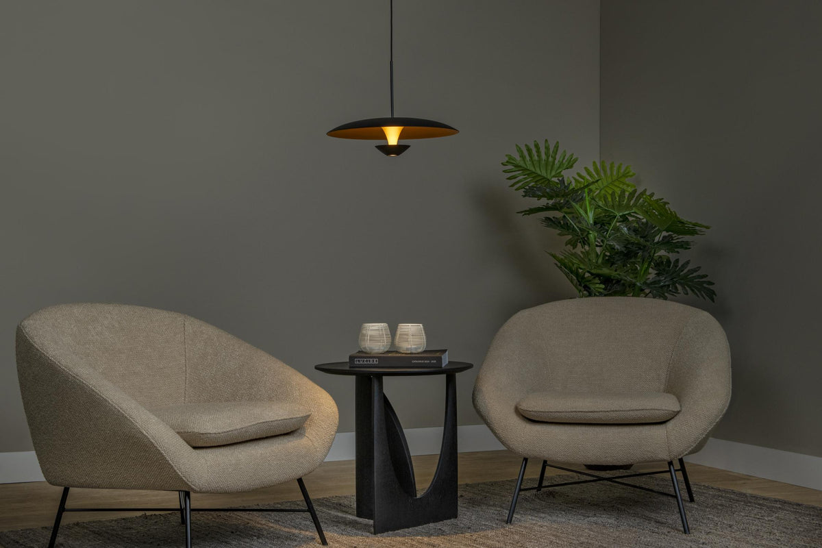 Lucide hanglamp KENNETH - Geïntegreerde LED - Zwart