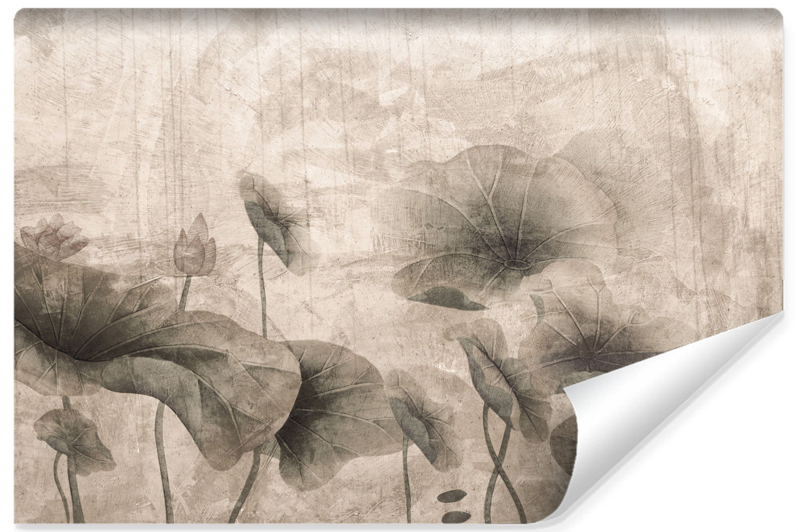 Fototapeta Abstrakcyjne Lilie W Stylu Vintage 90x60cm