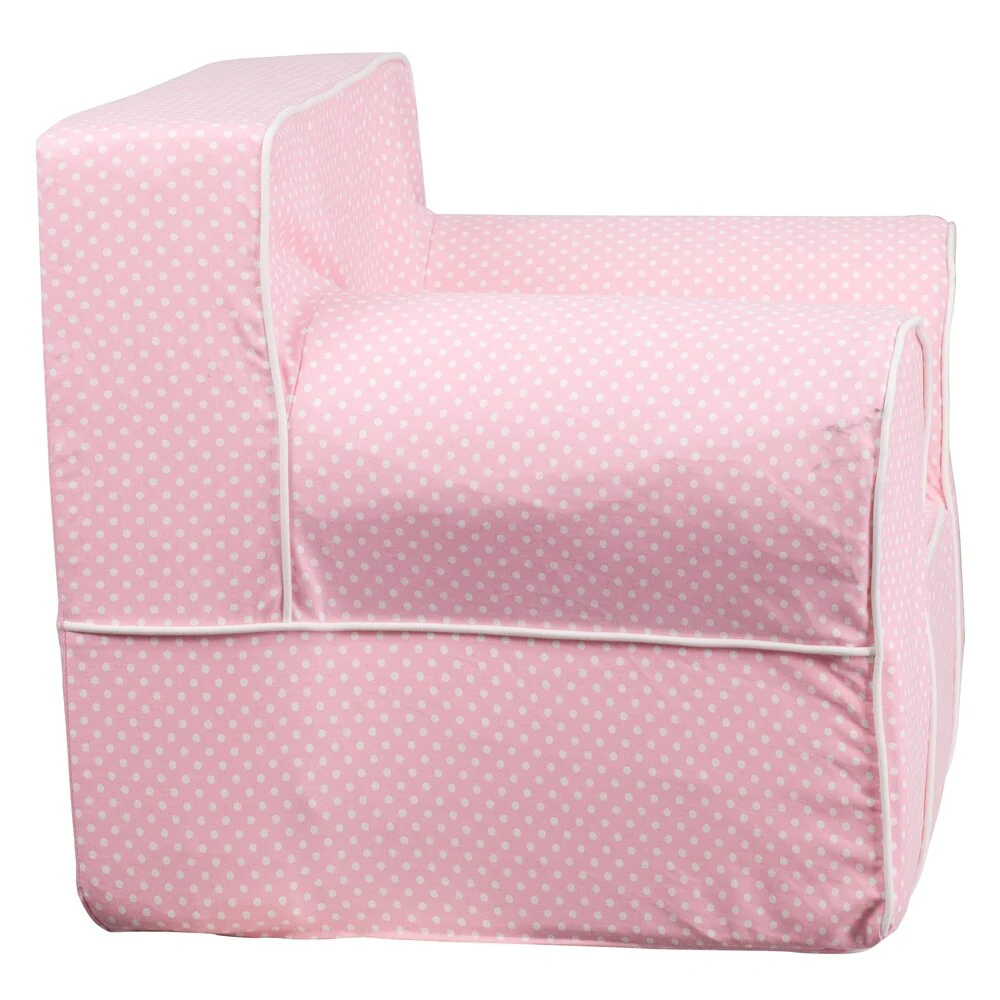 Claire Comfortable Children Pink Armrest Chair