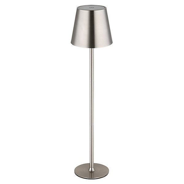 Lampe à poser métal nickel mat, LED VANNIE