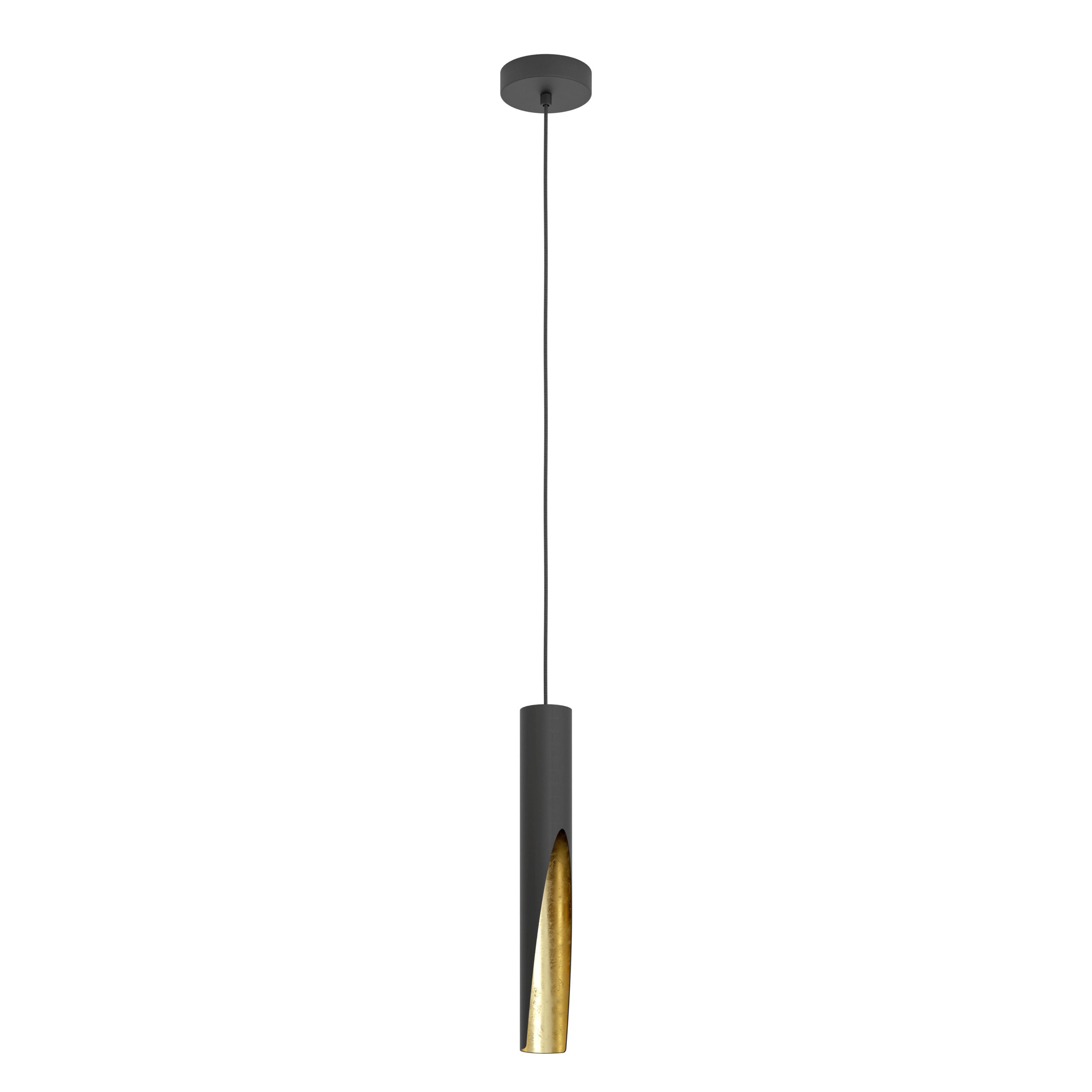 EGLO hanglamp Barbotto - gu10 - zwart, goud