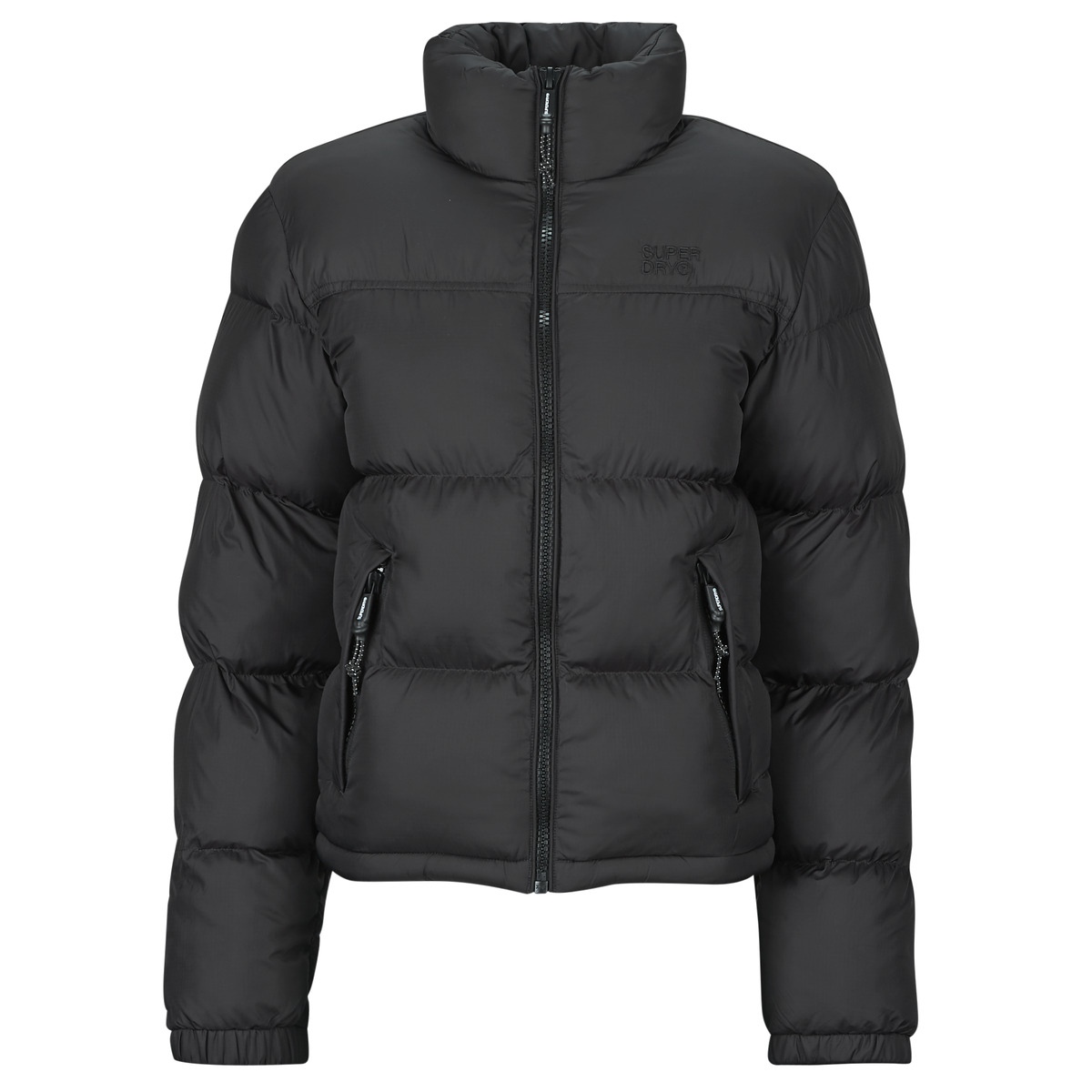 Superdry - PADDED NON HOODED PUFFR JKT - Black