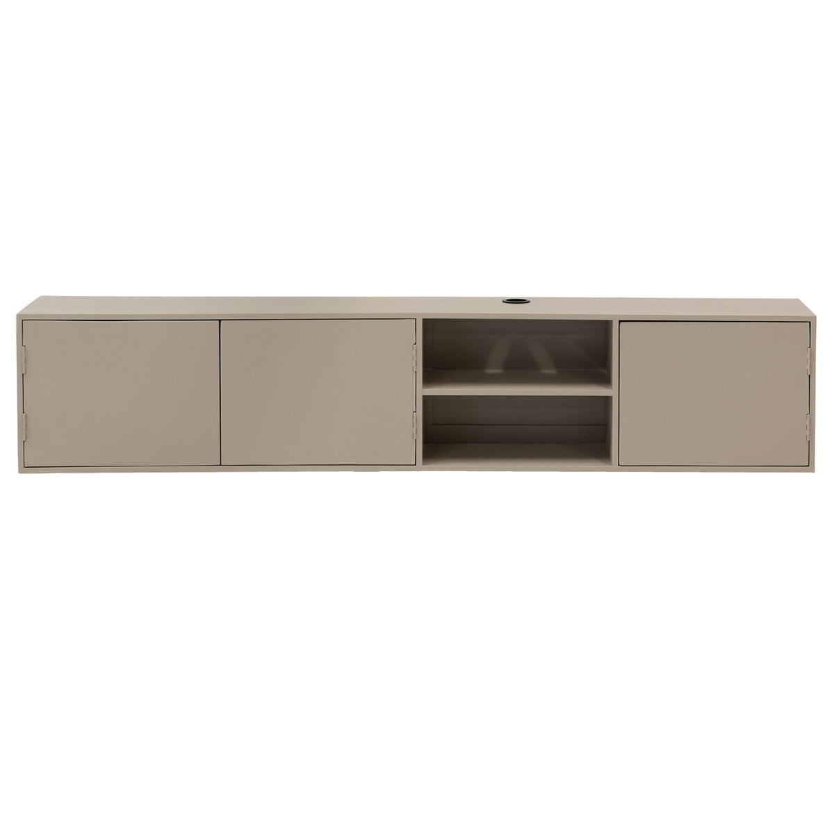 Giga Meubel Tv-Meubel Loiza - Mangohout - Taupe - 200cm