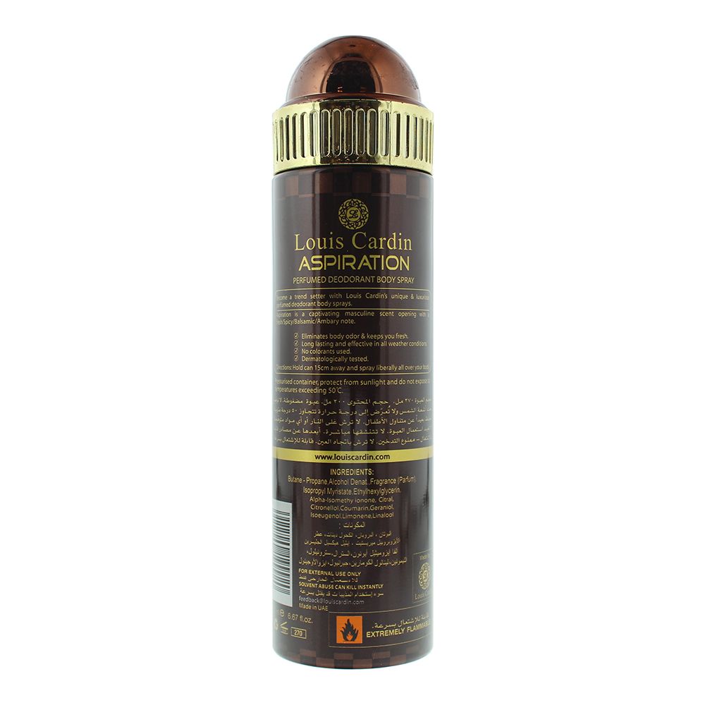 Louis Cardin Aspiration Deodorant Spray 200ml