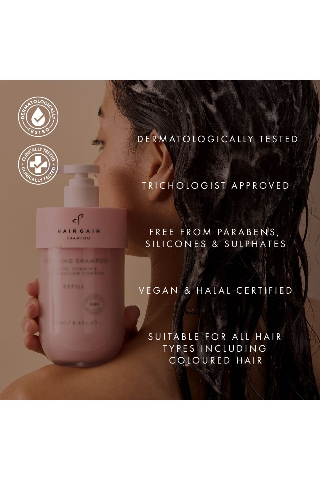 Hair Gain Hydrating Shampoo And Conditioner Refill Duo Set 250ml