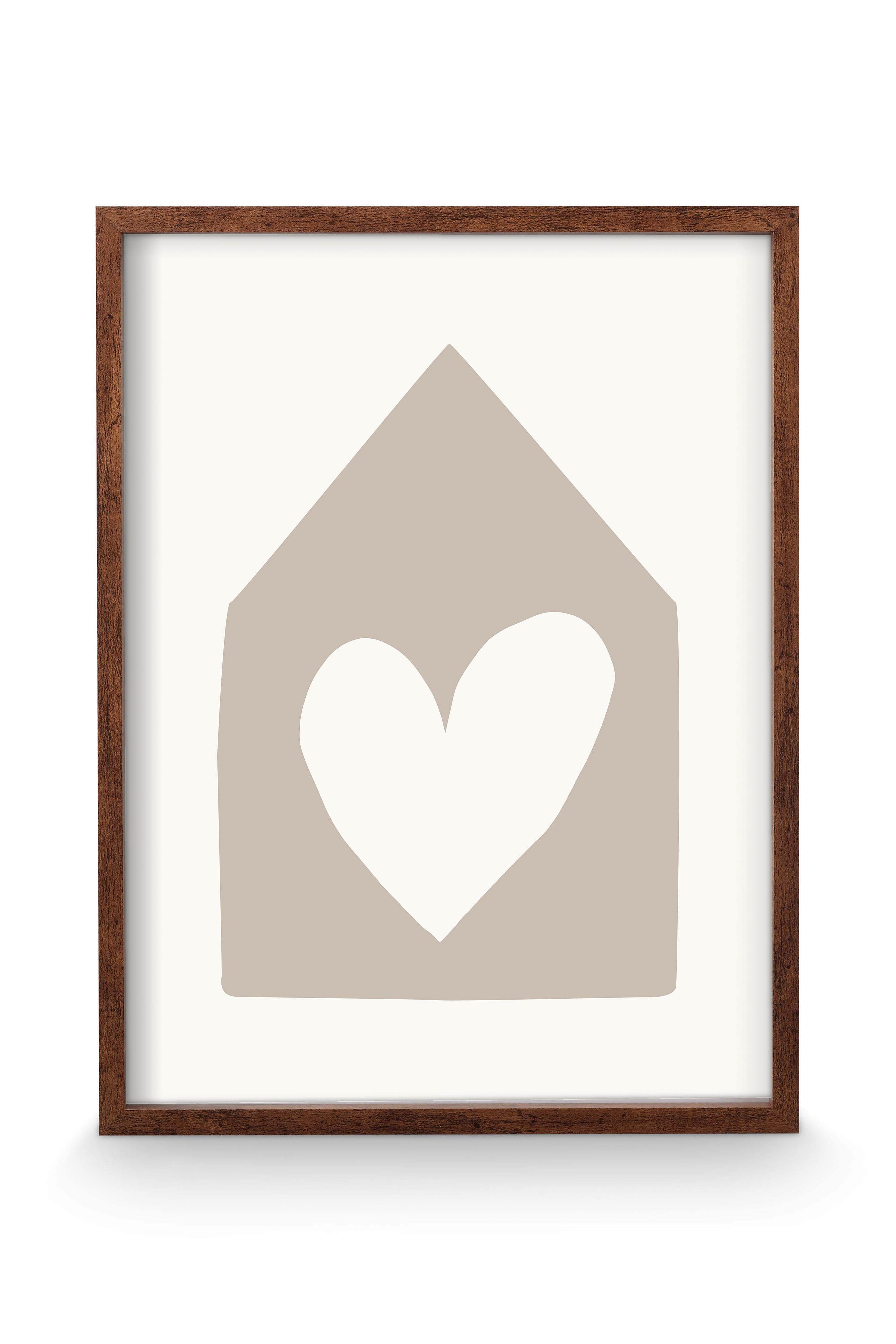 vtwonen fotolijst - hangend - bruin - hout - 41x51x2.5cm