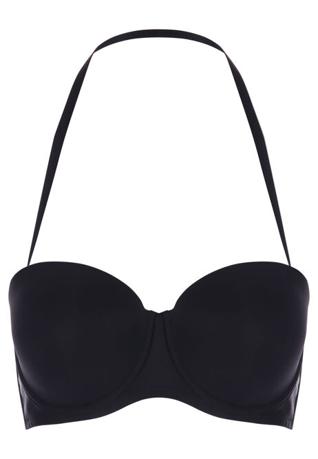 Womens Black Multi-way Bra