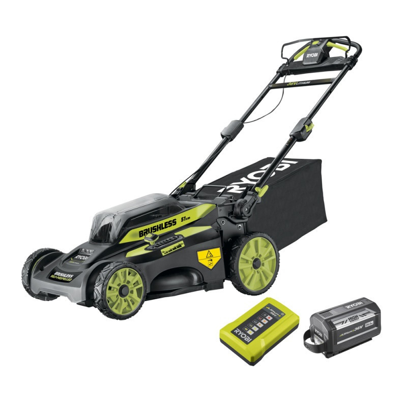 Tondeuse tractée sur batterie RY36LMX51A-160 36 V 6 Ah RYOBI