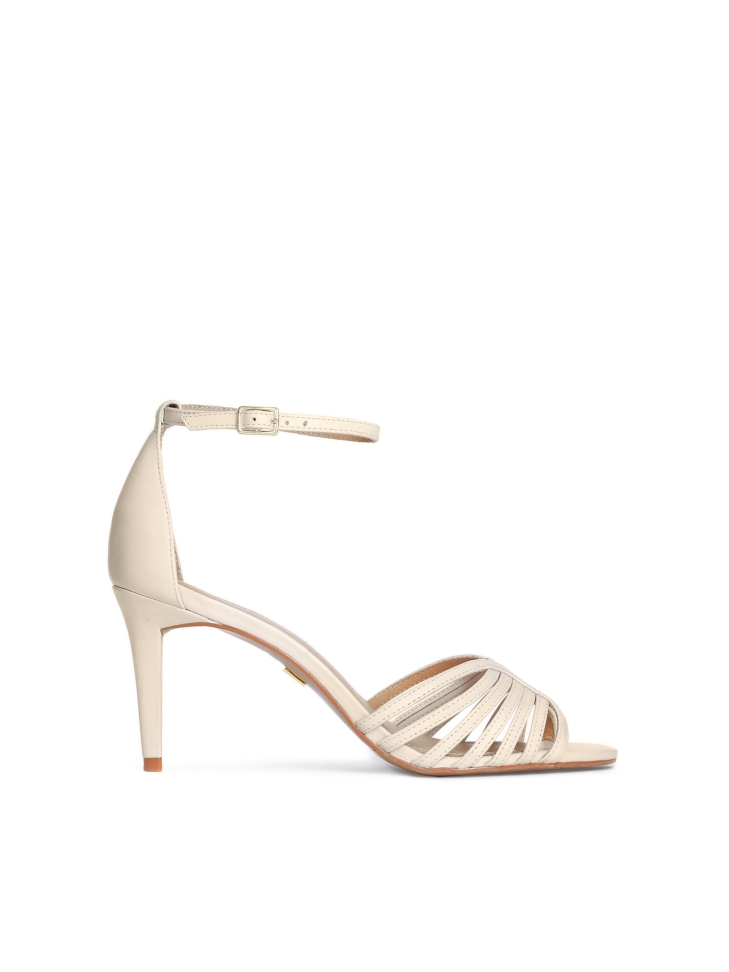 Ladies' beige sandals