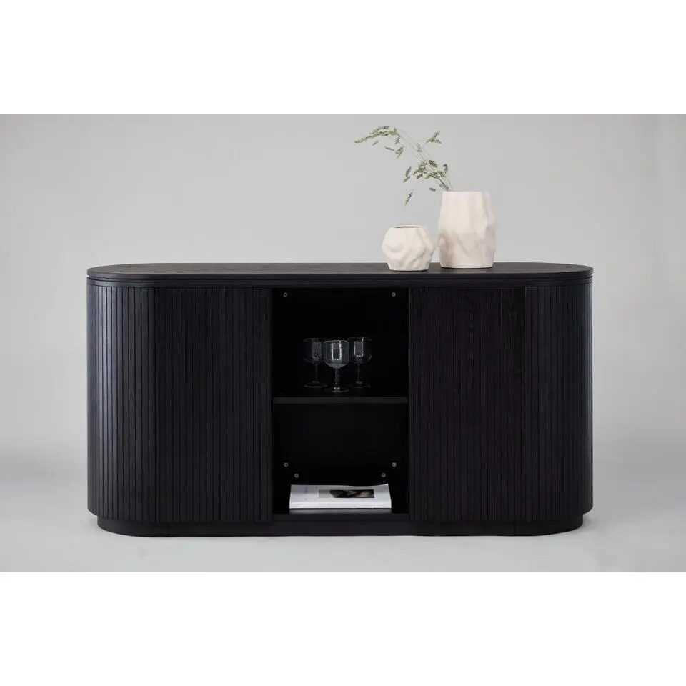 Svea - Siro dressoir - 160 cm - zwart