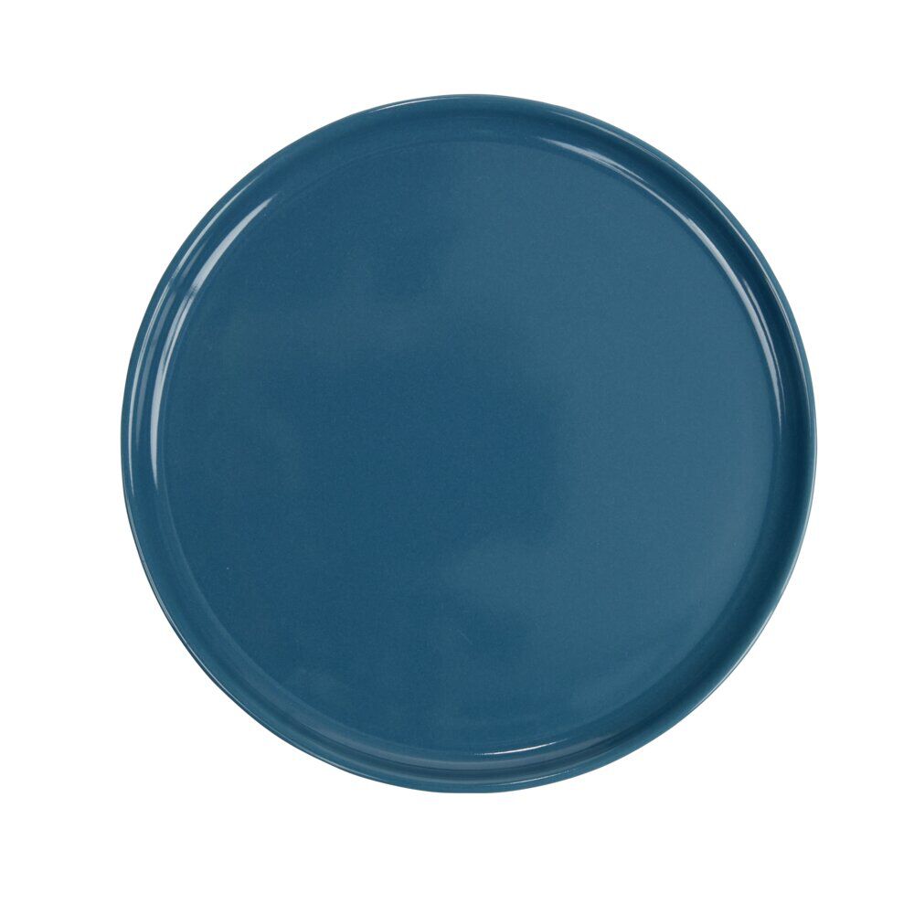 Assiette à dessert ronde Nordic porcelaine bleu Ø22cm