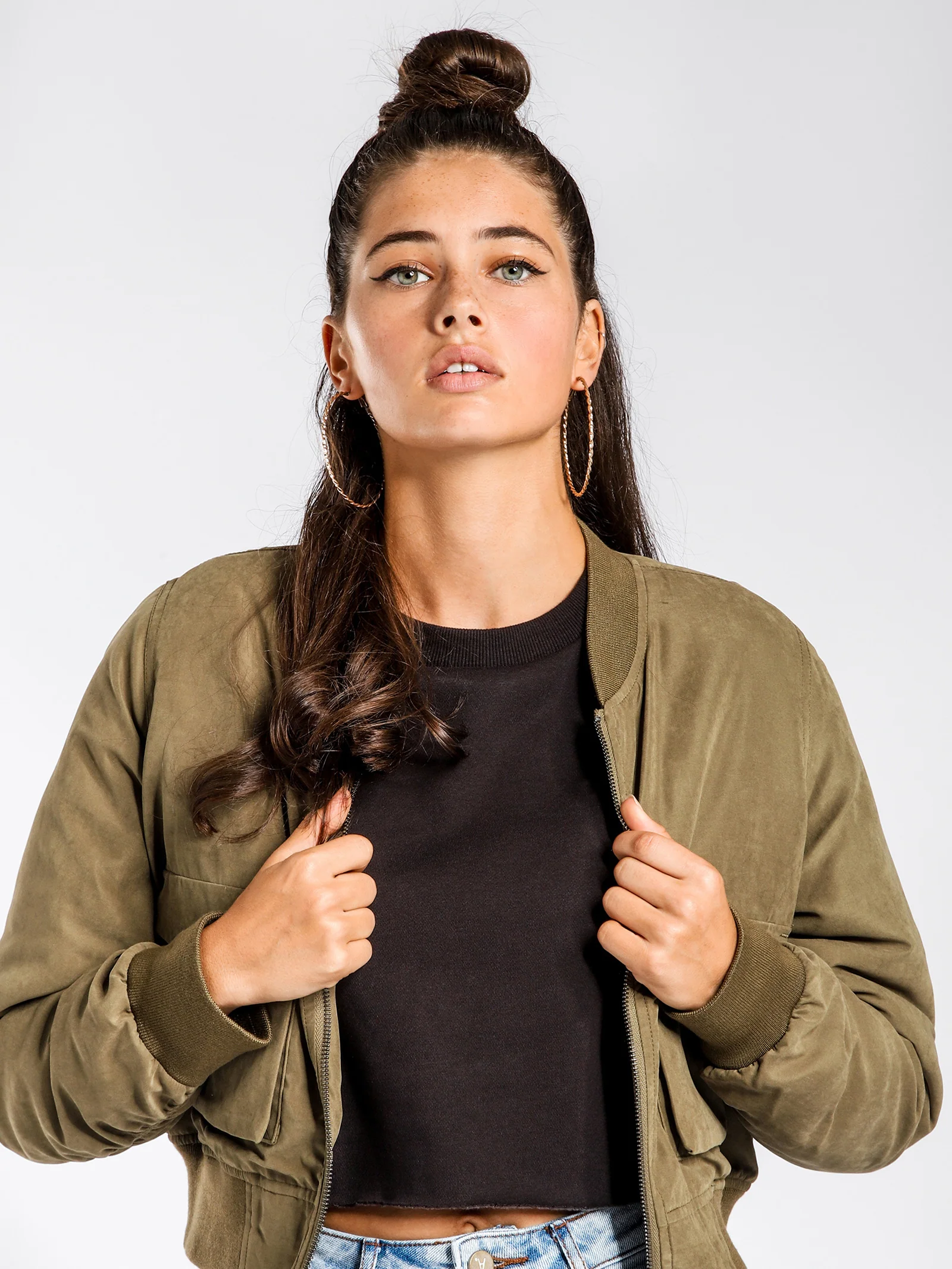 Avril Utility Bomber Jacket