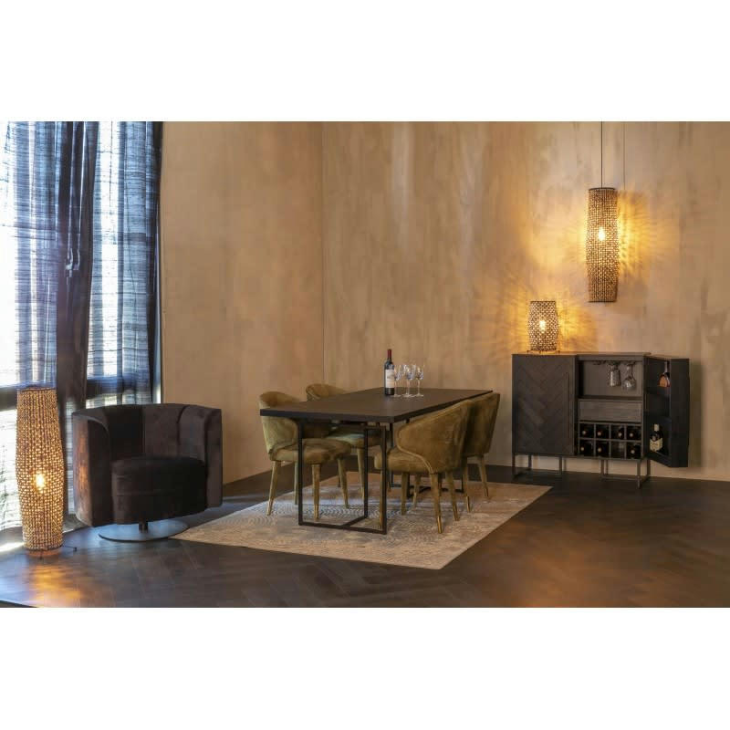 CLASS - Table design en bois noir